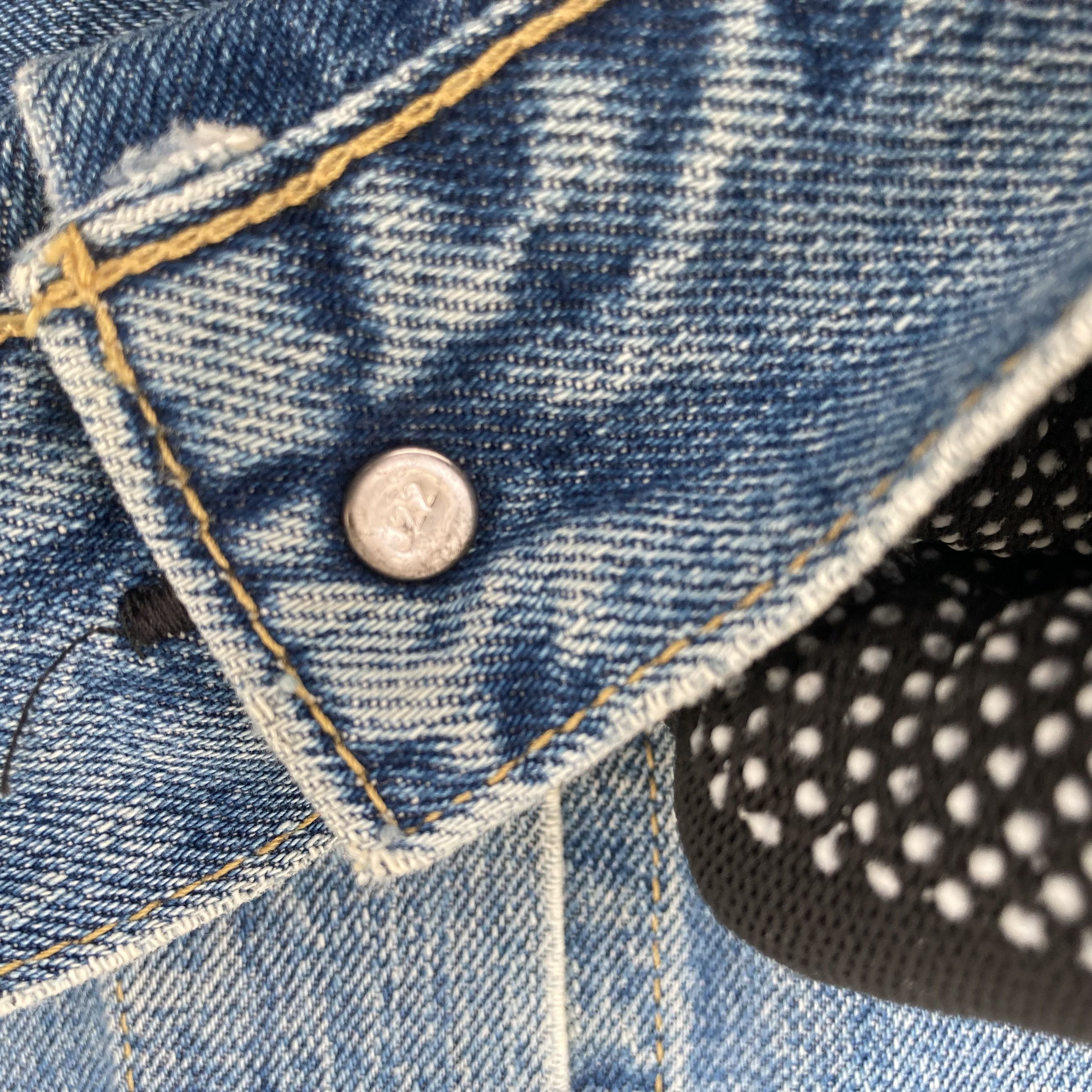 Levi's × Vintage Vtg Levis Big E Japan Women 36 Jeans Jacket 90s Rare Size S / US 4 / IT 40 - 4 Thumbnail