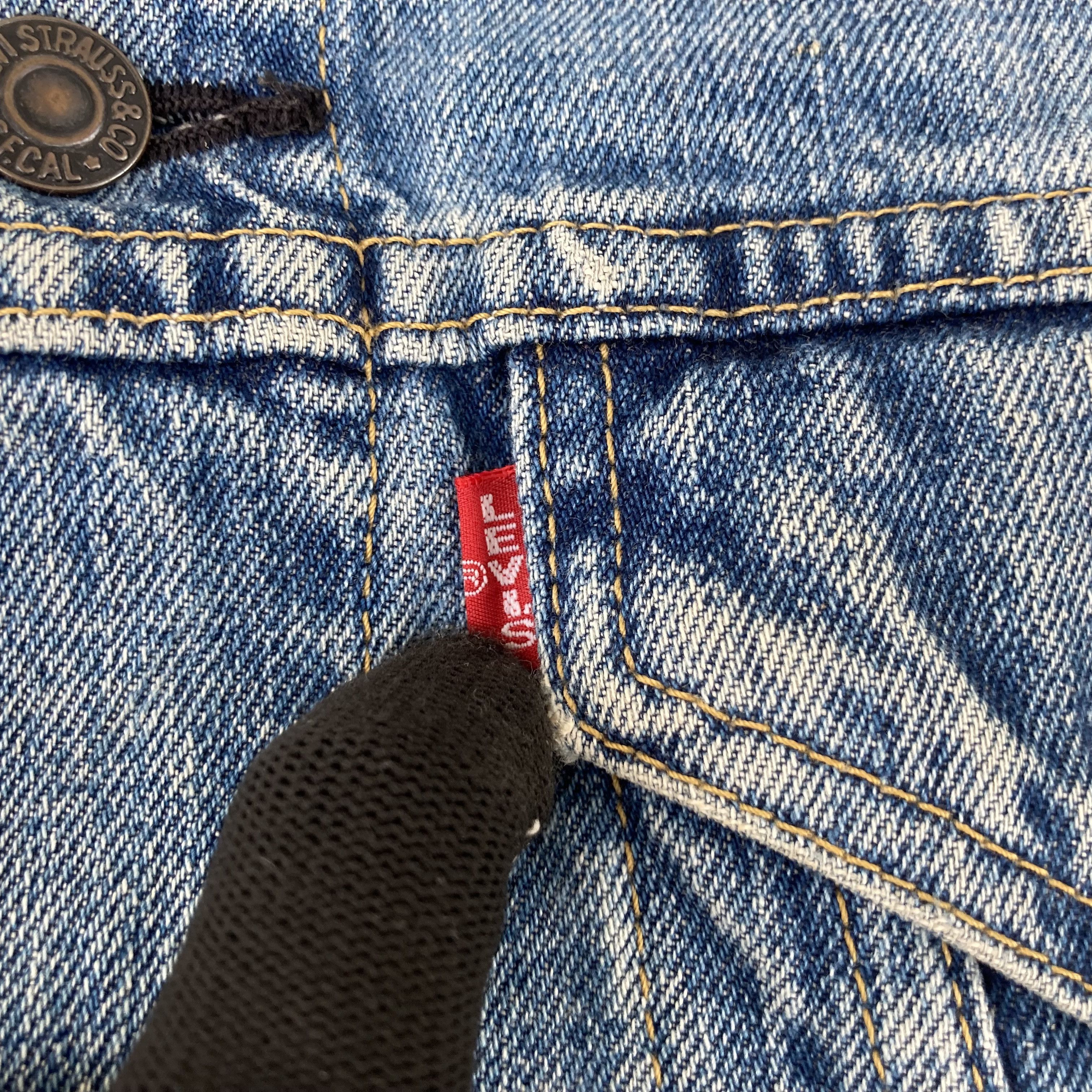 Levi's × Vintage Vtg Levis Big E Japan Women 36 Jeans Jacket 90s Rare Size S / US 4 / IT 40 - 3 Thumbnail