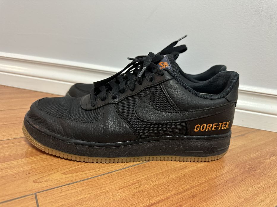 nike air force 1 black gore tex