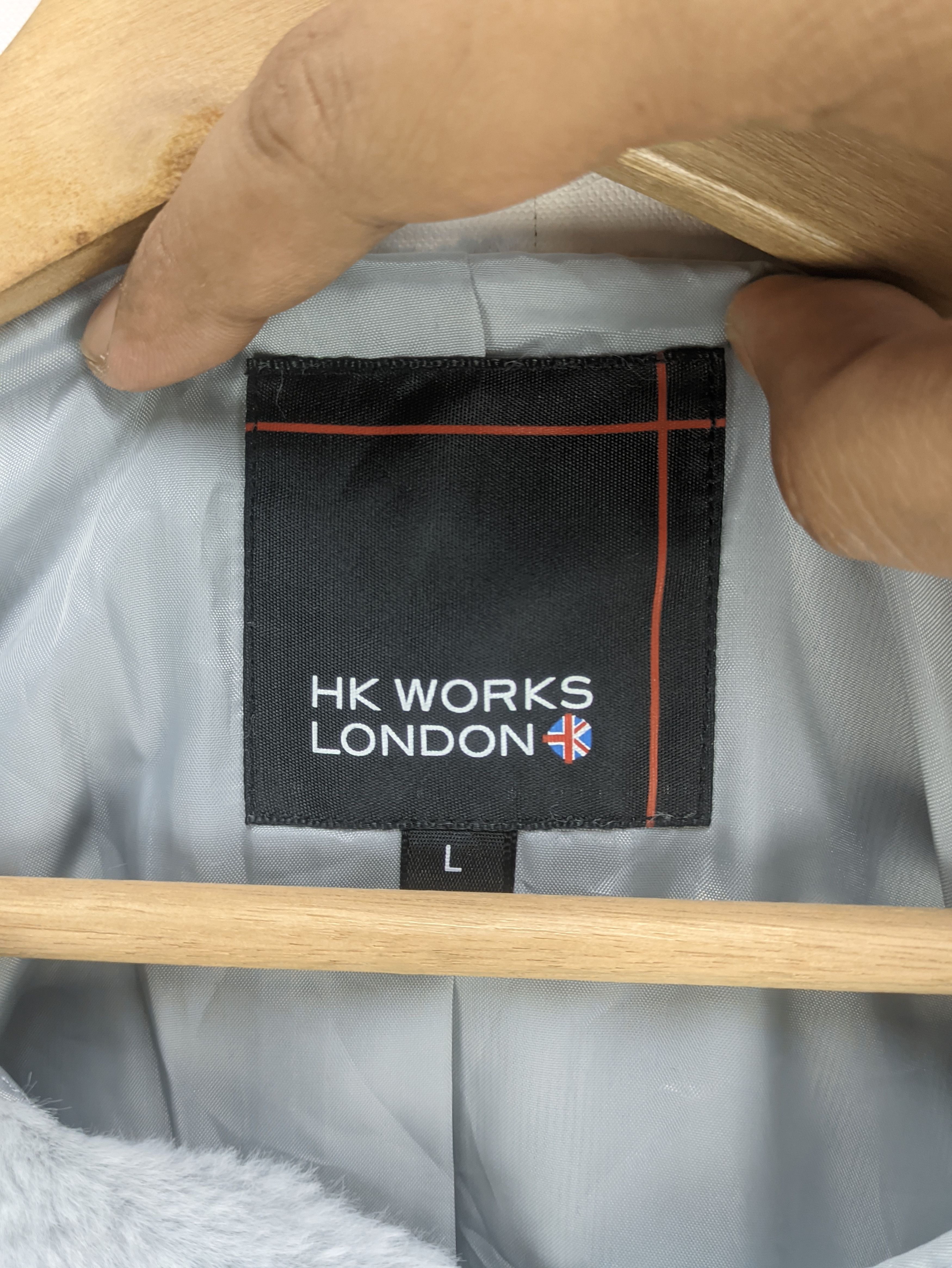 Japanese Brand Steals🔥Faux Fur Cropped Jacket by HK Works London Size L / US 10 / IT 46 - 3 Thumbnail