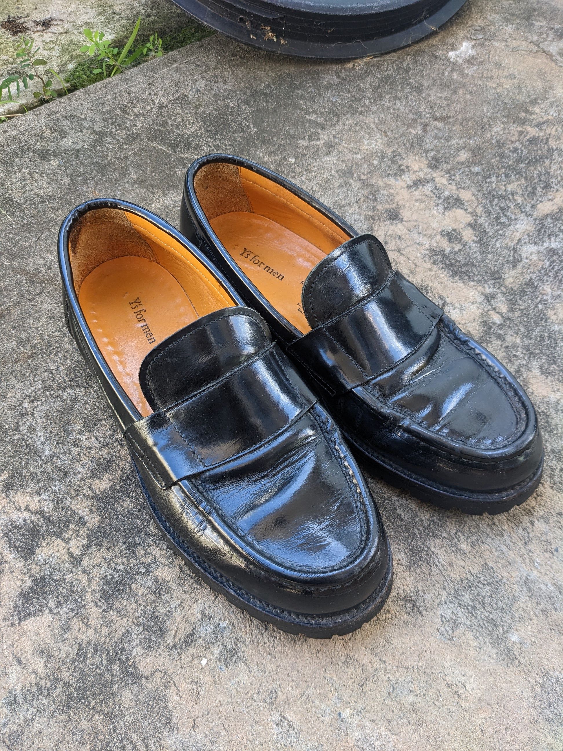 Yohji Yamamoto Y's For Men leather loafers | Grailed