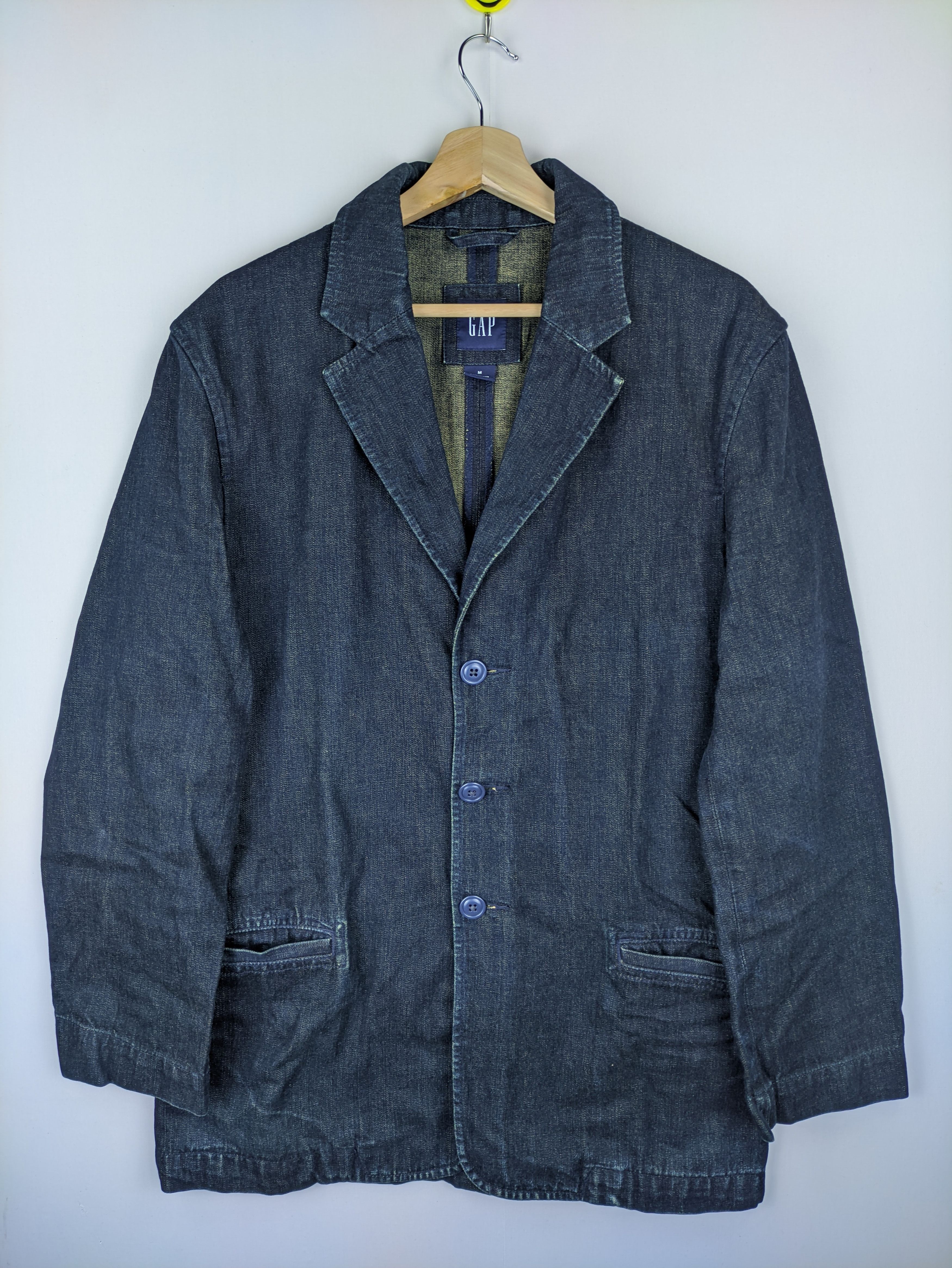 Gap Steals🔥Vintage Denim Blazer Jacket by Gap Size US M / EU 48-50 / 2 - 1 Thumbnail