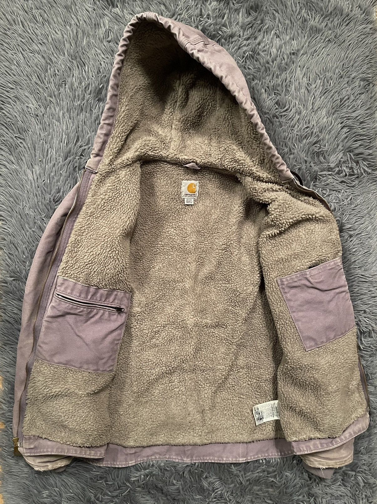 Carhartt × Vintage Carhartt 00s sierra sherpa lined workcore jacket distressed Size S / US 4 / IT 40 - 2 Thumbnail