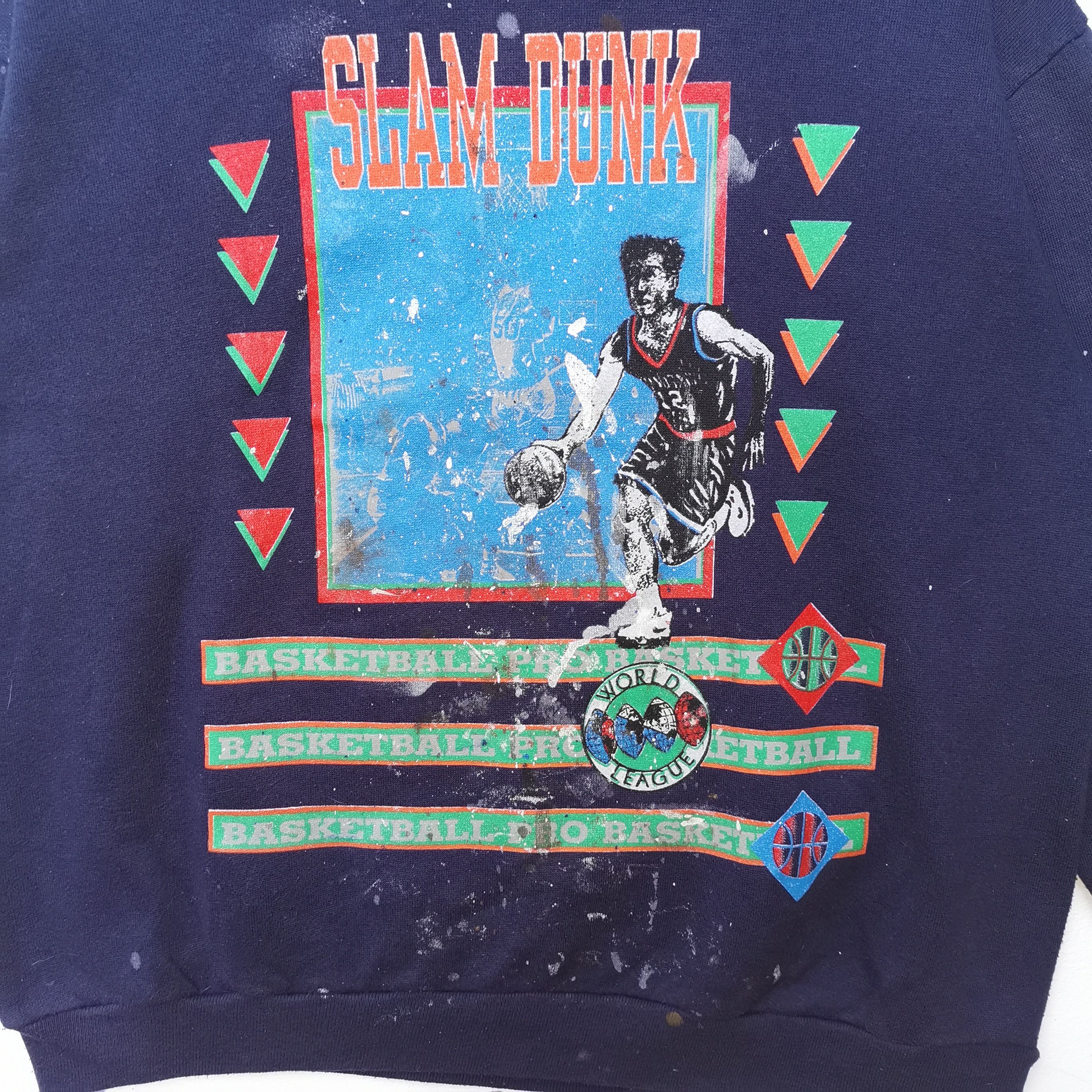 Delta × Vintage Slam Dunk World League Sweatshirt Size US L / EU 52-54 / 3 - 8 Thumbnail
