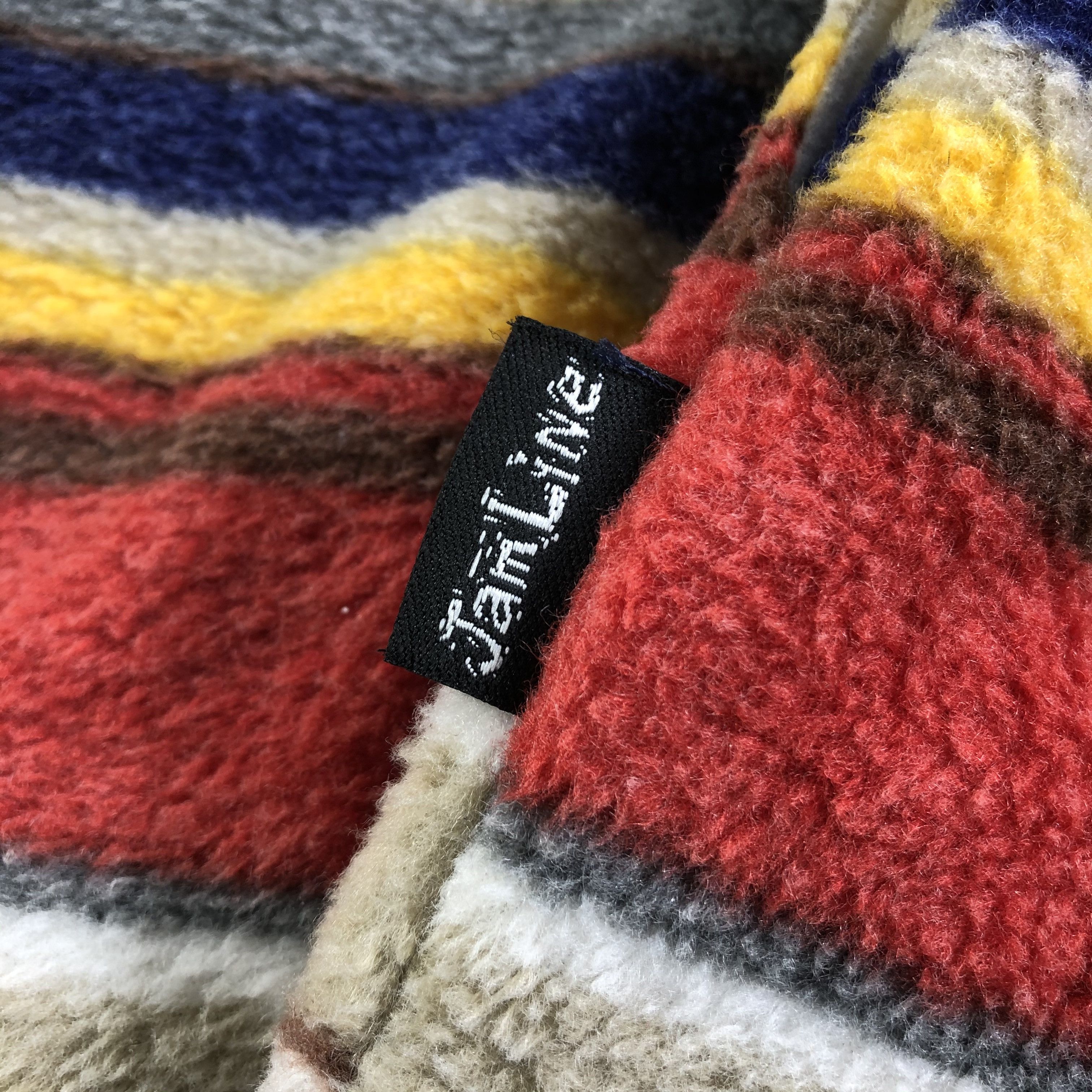 Goldwin Goldwin Rasta Button Up Fleece Sweater Jacket -JC249 Size US XL / EU 56 / 4 - 5 Thumbnail