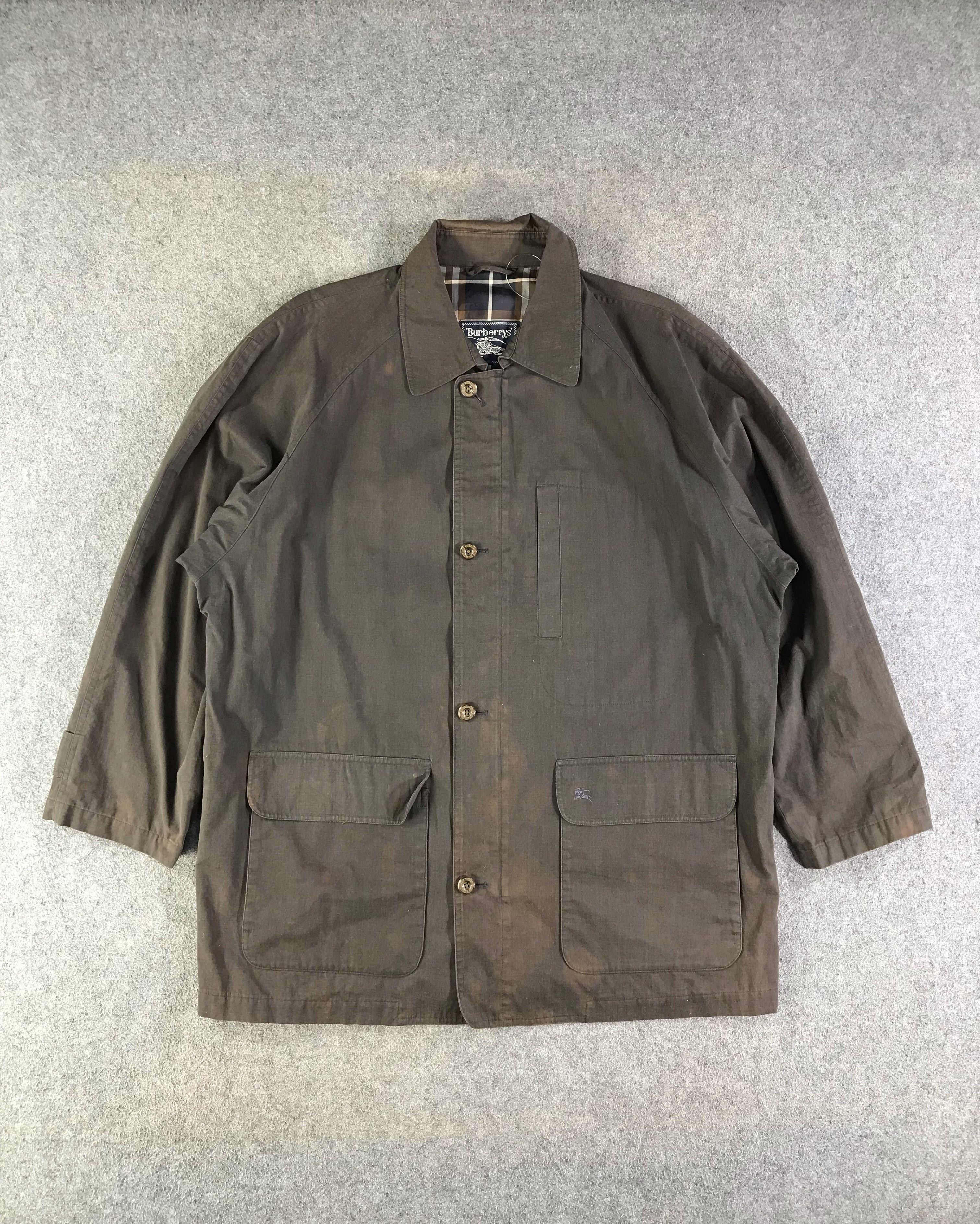 Vintage Sun Faded Burberry Jacket-JC225