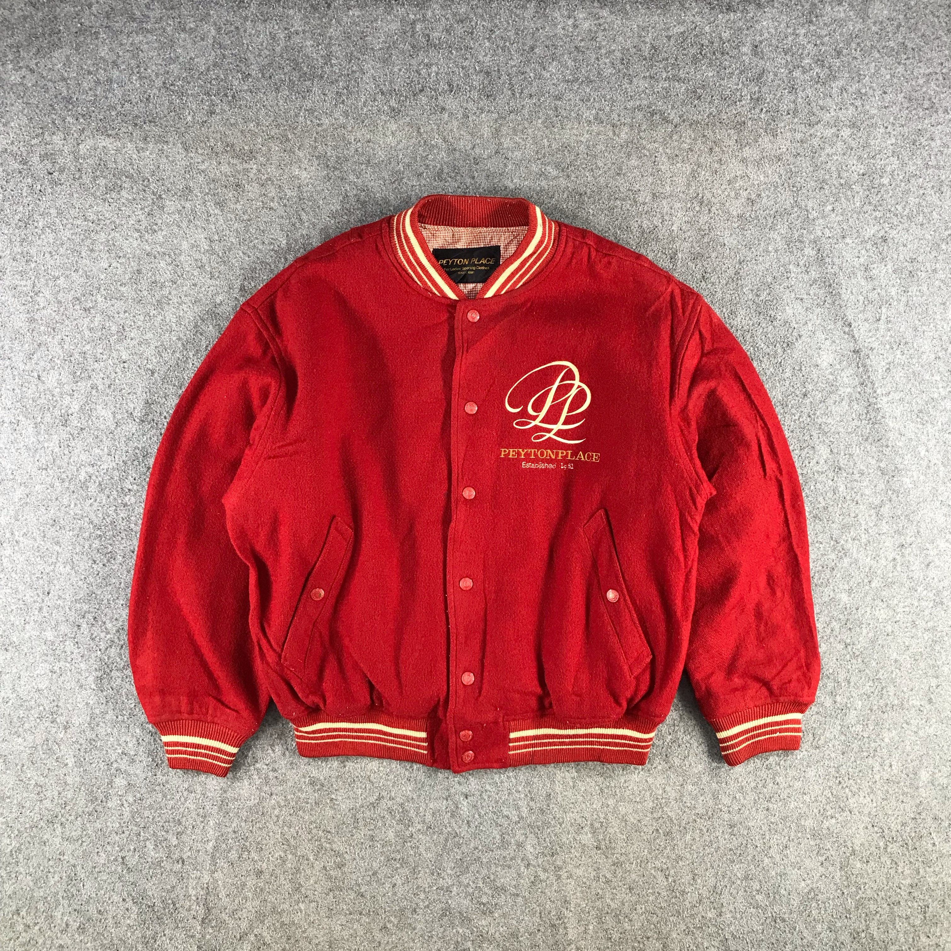 PPFM Vintage Peyton Place Wool Bomber Varsity Jacket JC146 Size US M / EU 48-50 / 2 - 1 Thumbnail
