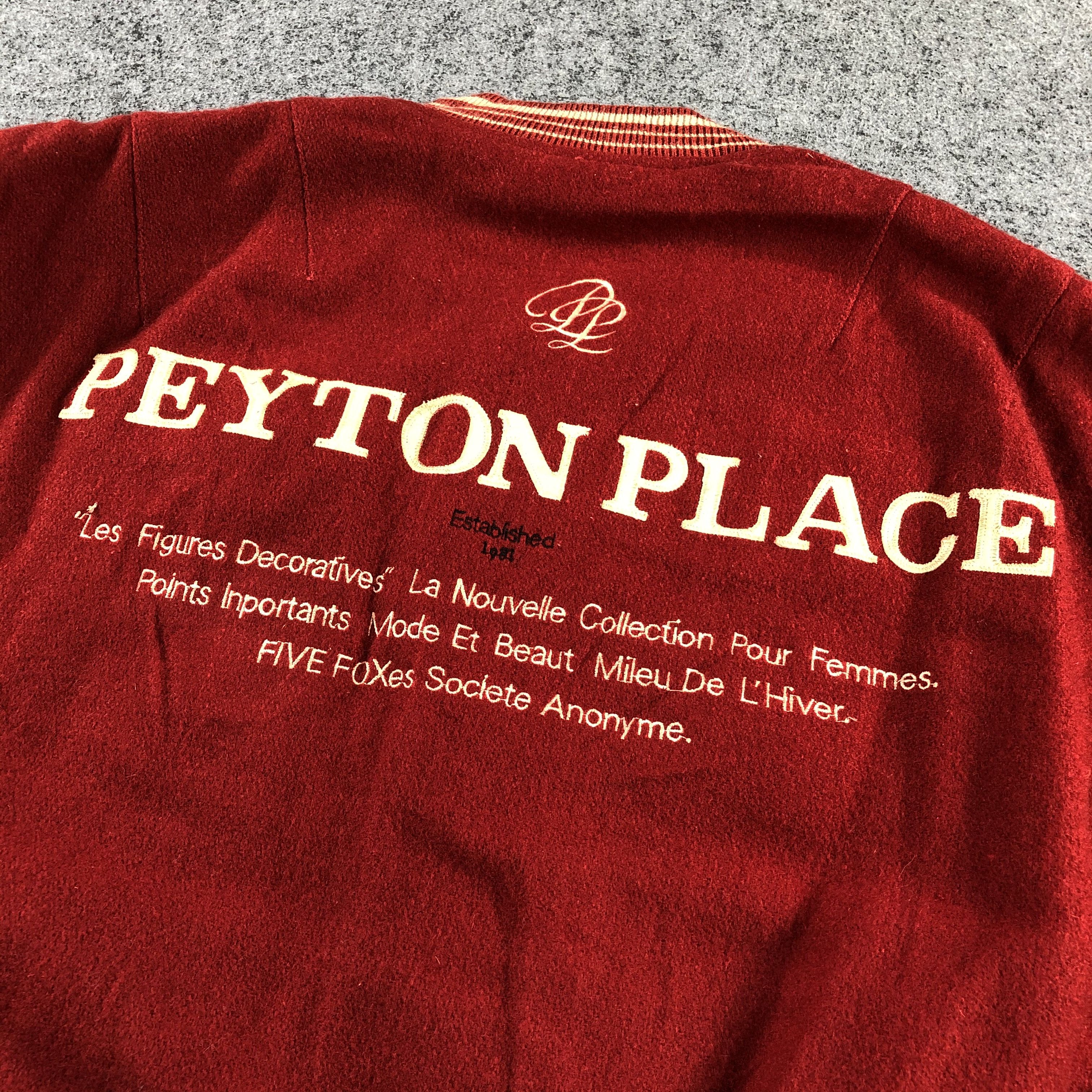 PPFM Vintage Peyton Place Wool Bomber Varsity Jacket JC146 Size US M / EU 48-50 / 2 - 4 Thumbnail