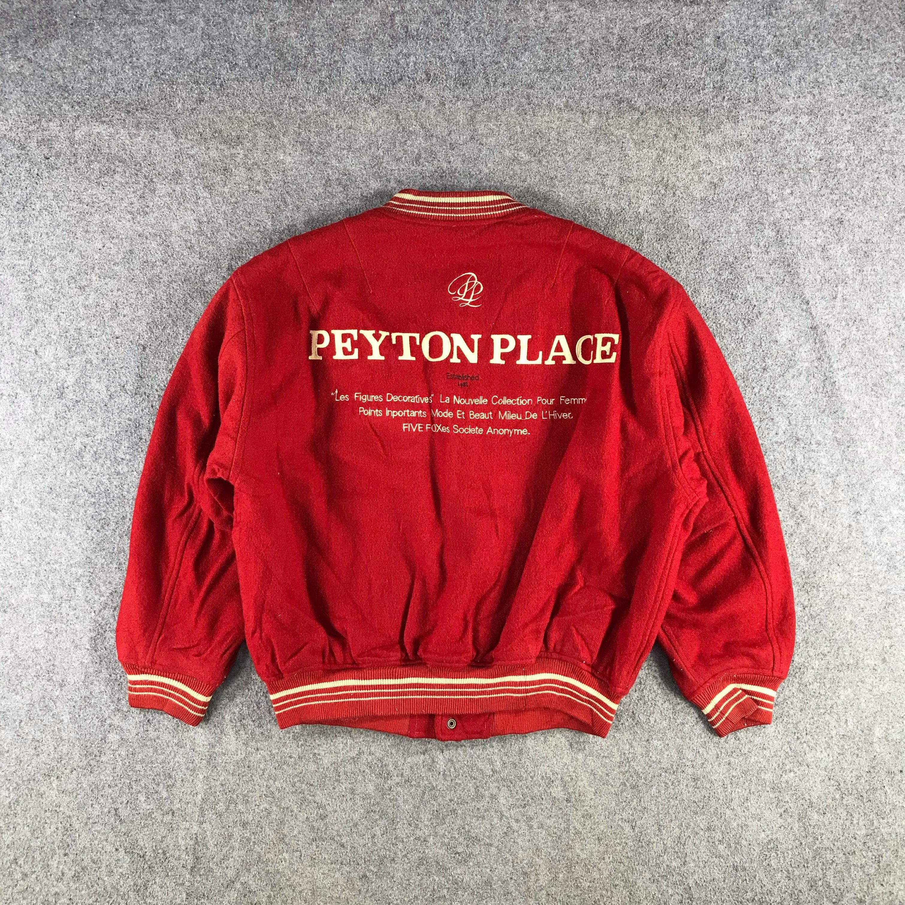 PPFM Vintage Peyton Place Wool Bomber Varsity Jacket JC146 Size US M / EU 48-50 / 2 - 3 Thumbnail