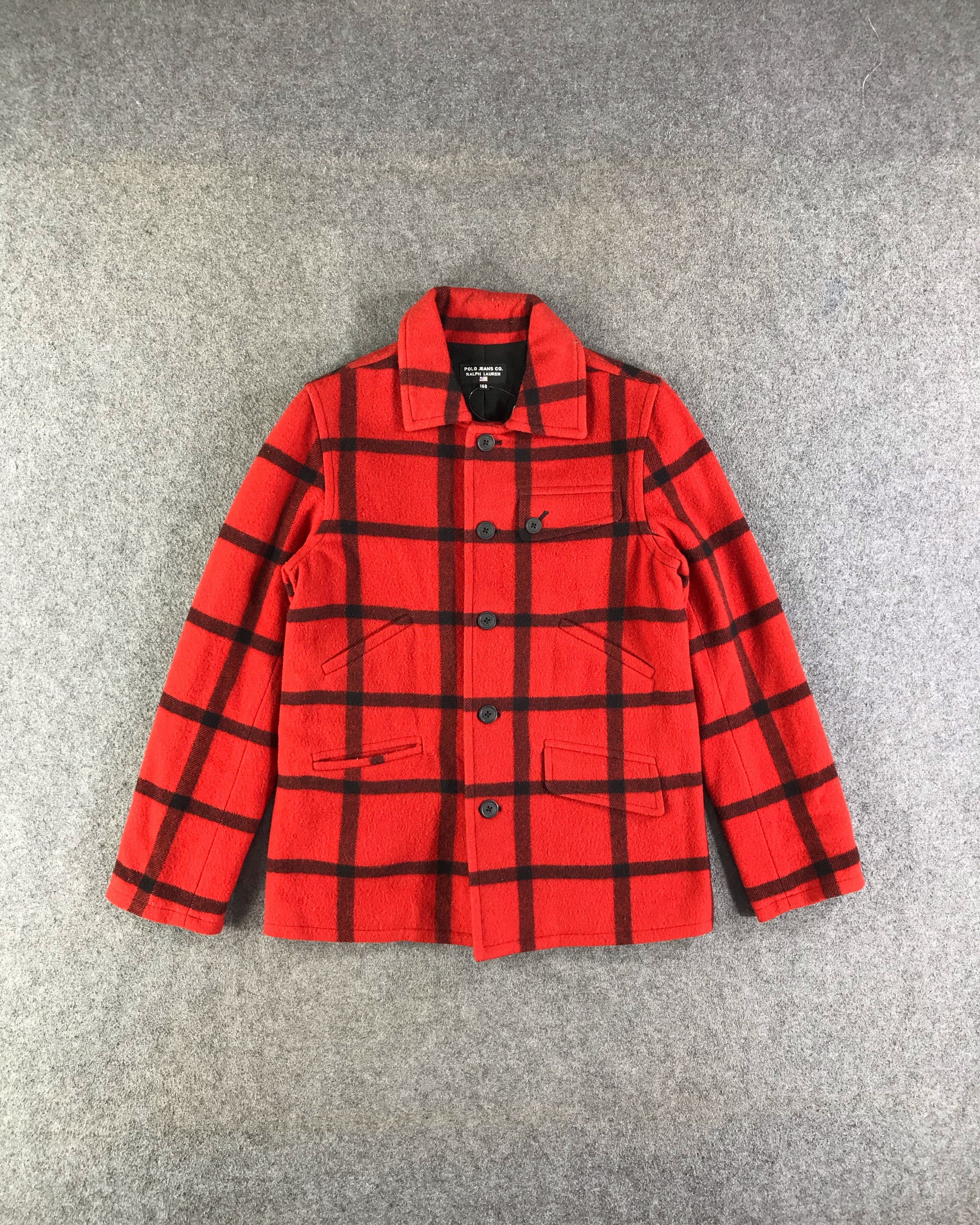 Polo Ralph Lauren Polo Ralph Lauren Wool Plaid Jacket -JC289 Size US M / EU 48-50 / 2 - 1 Thumbnail