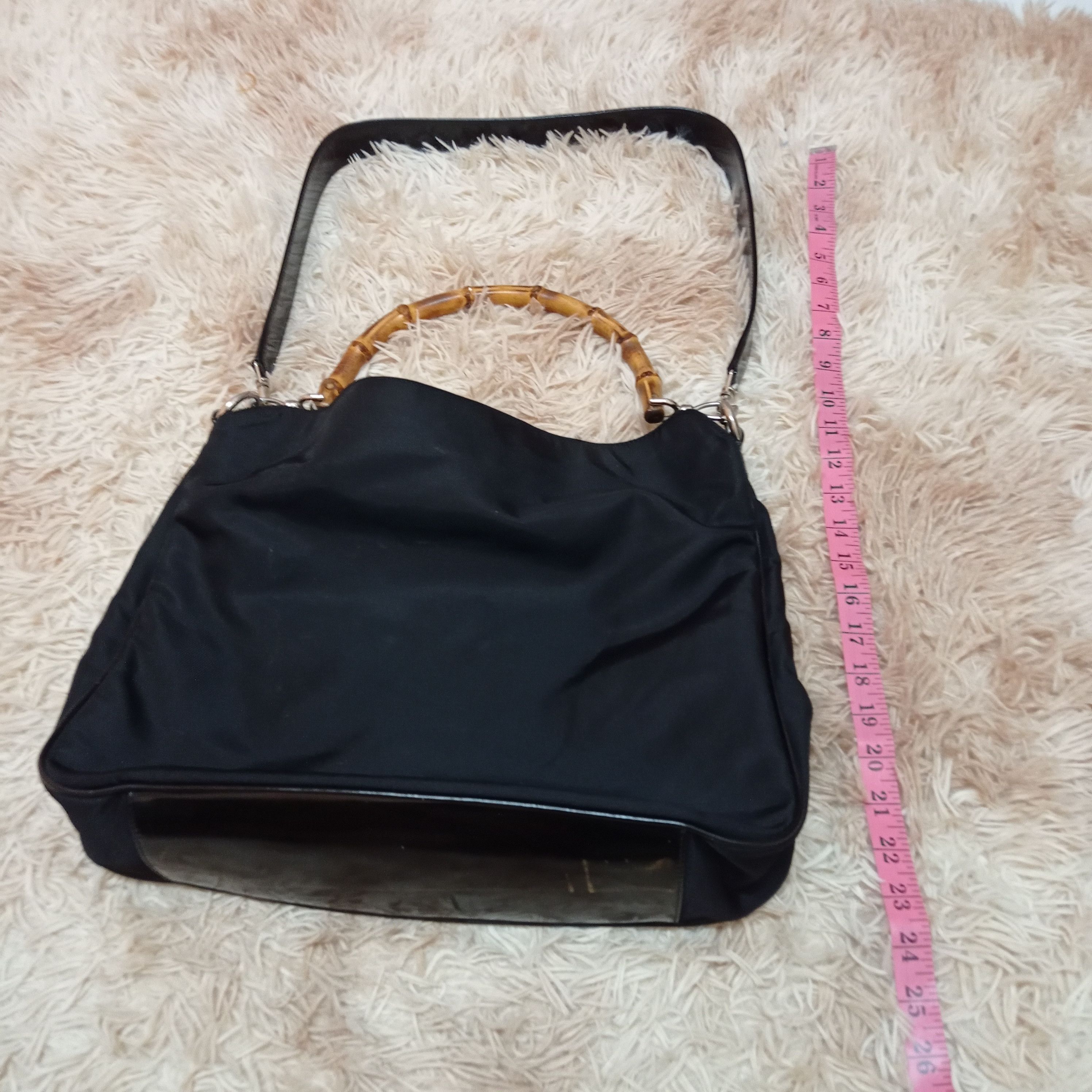 Gucci Gucci Bamboo Handbag 001 2123 1577 Women Nylon Shoulder Bag Size ONE SIZE - 4 Thumbnail