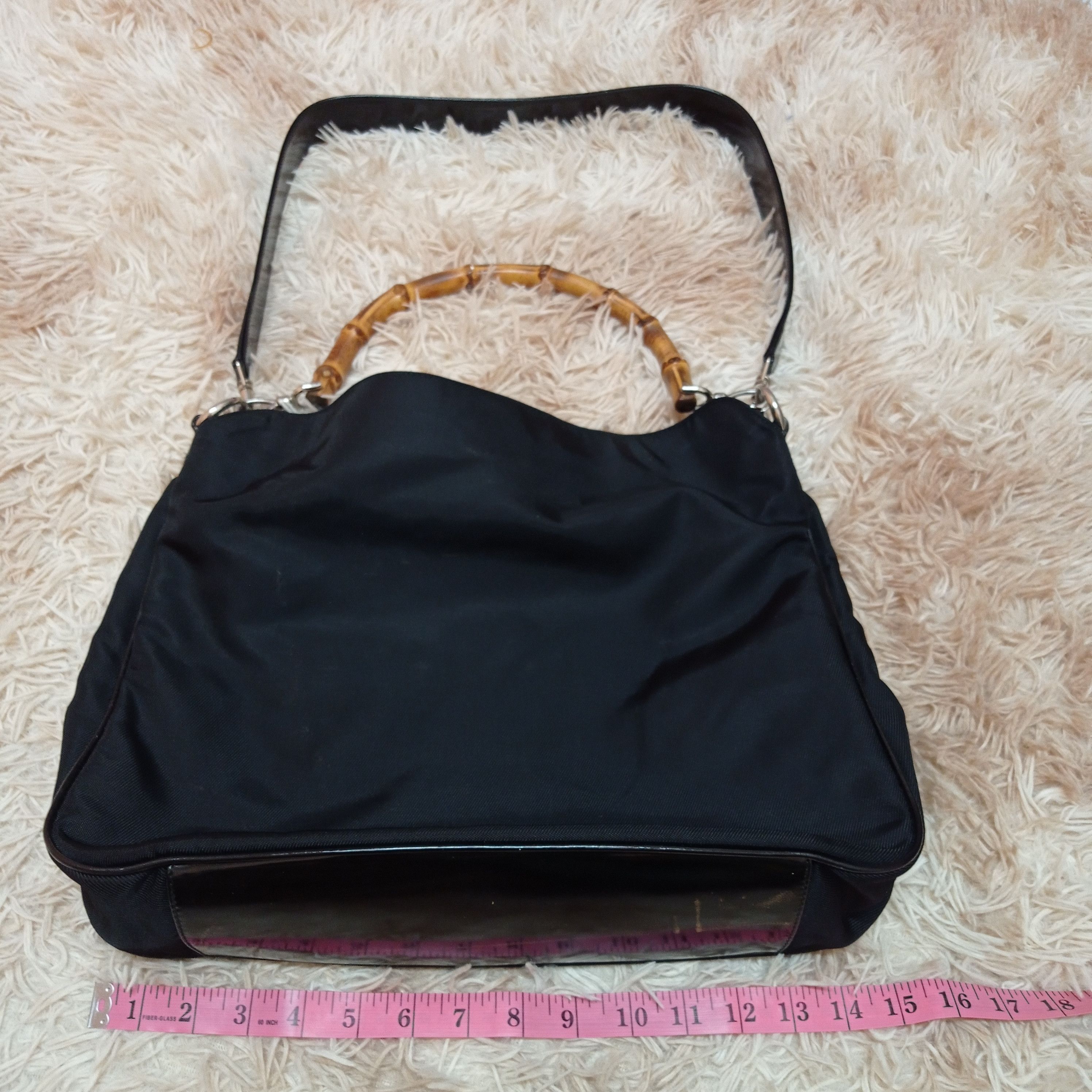 Gucci Gucci Bamboo Handbag 001 2123 1577 Women Nylon Shoulder Bag Size ONE SIZE - 1 Thumbnail