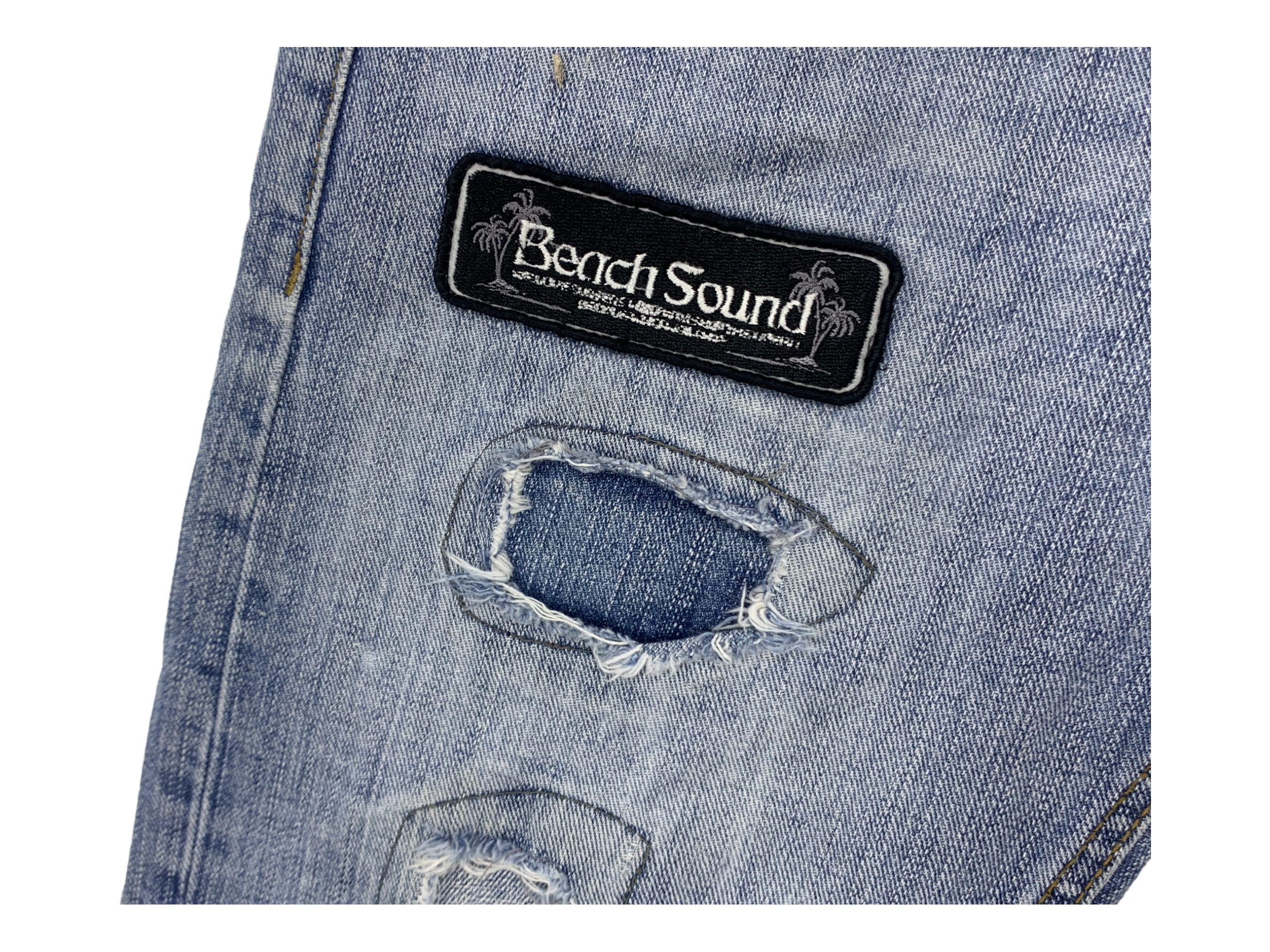 Japanese Brand Beach Sound Denim Jeans Skateboard Surf Jeans Size US 33 - 11 Thumbnail