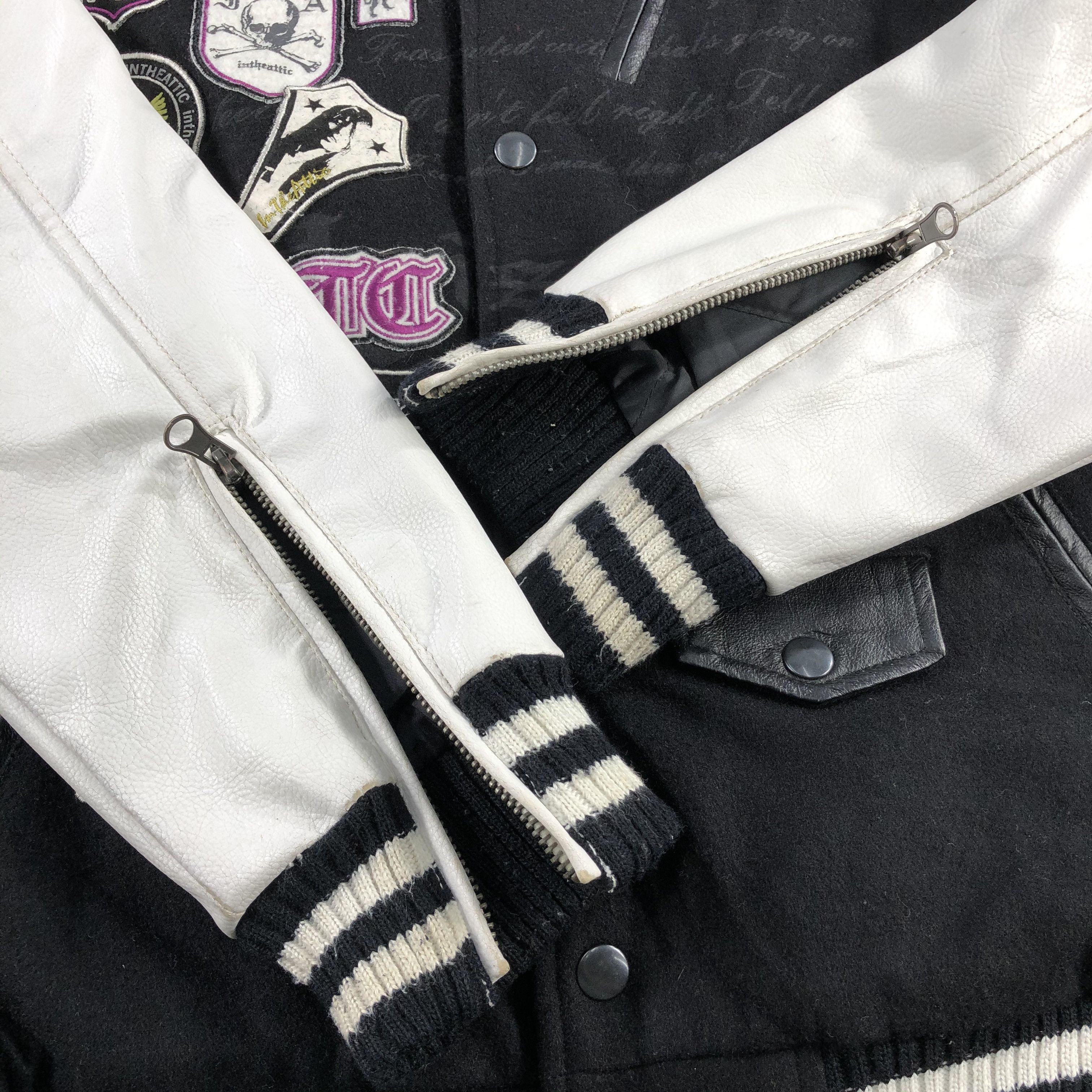 In The Attic In The Attic Pachtwork Varsity Jacket JC96 Size US M / EU 48-50 / 2 - 8 Thumbnail