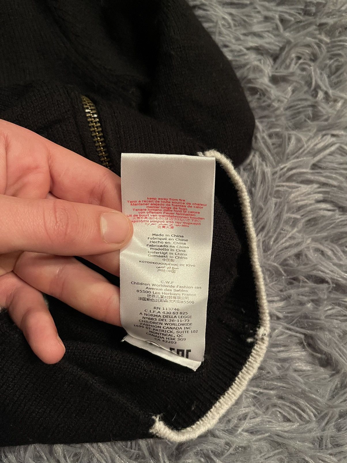 Zadig & Voltaire Zadig & Voltaire avant garde Fever wool kids hoodie Size US XXS / EU 40 - 7 Thumbnail