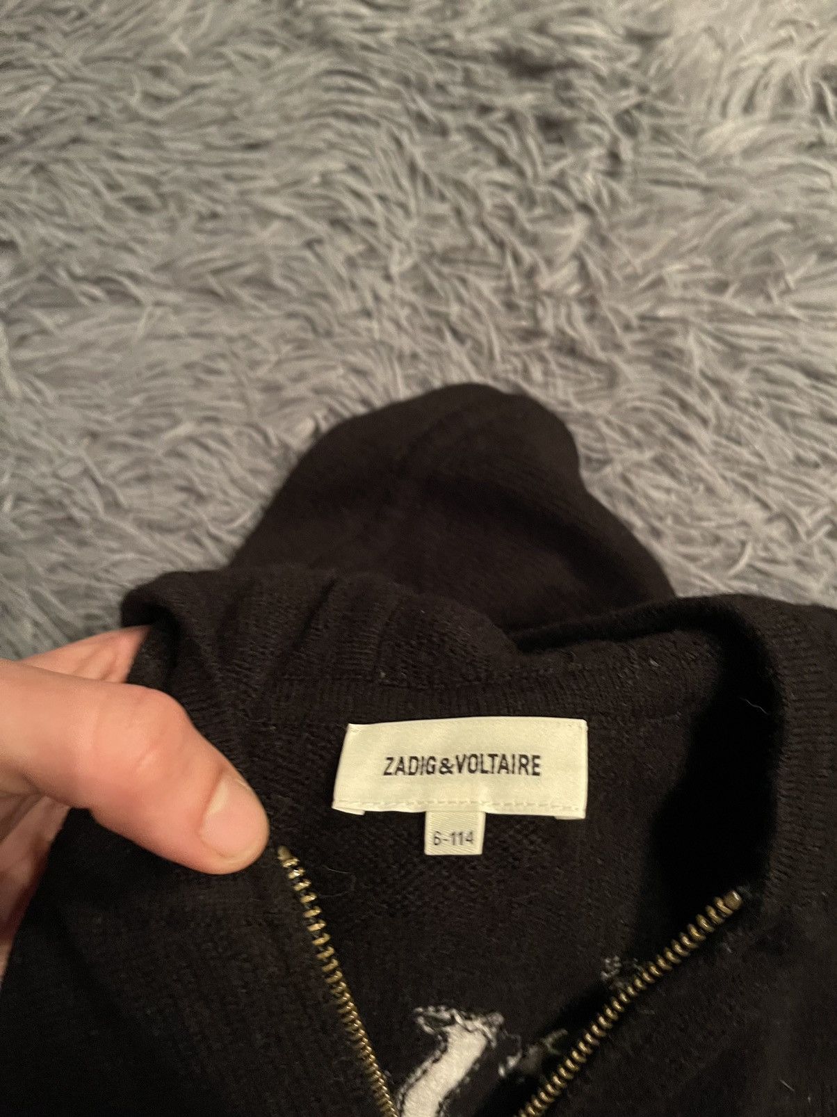 Zadig & Voltaire Zadig & Voltaire avant garde Fever wool kids hoodie Size US XXS / EU 40 - 5 Thumbnail