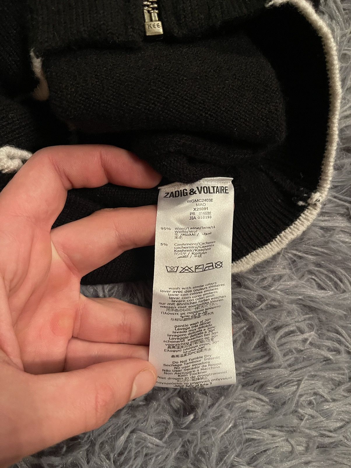 Zadig & Voltaire Zadig & Voltaire avant garde Fever wool kids hoodie Size US XXS / EU 40 - 6 Thumbnail