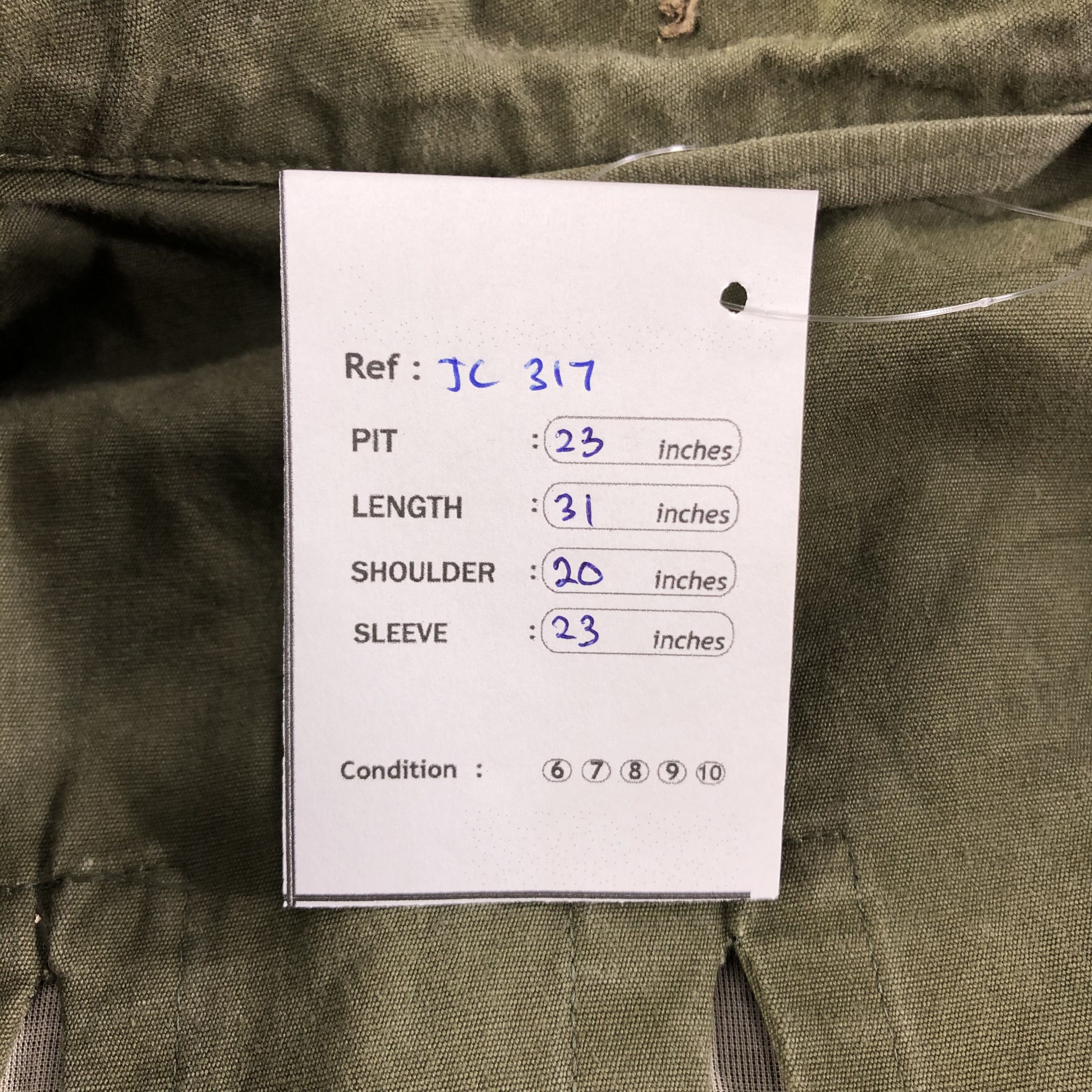 Vintage Vintage Military Green Army Field Jacket -JC317 Size US M / EU 48-50 / 2 - 8 Thumbnail