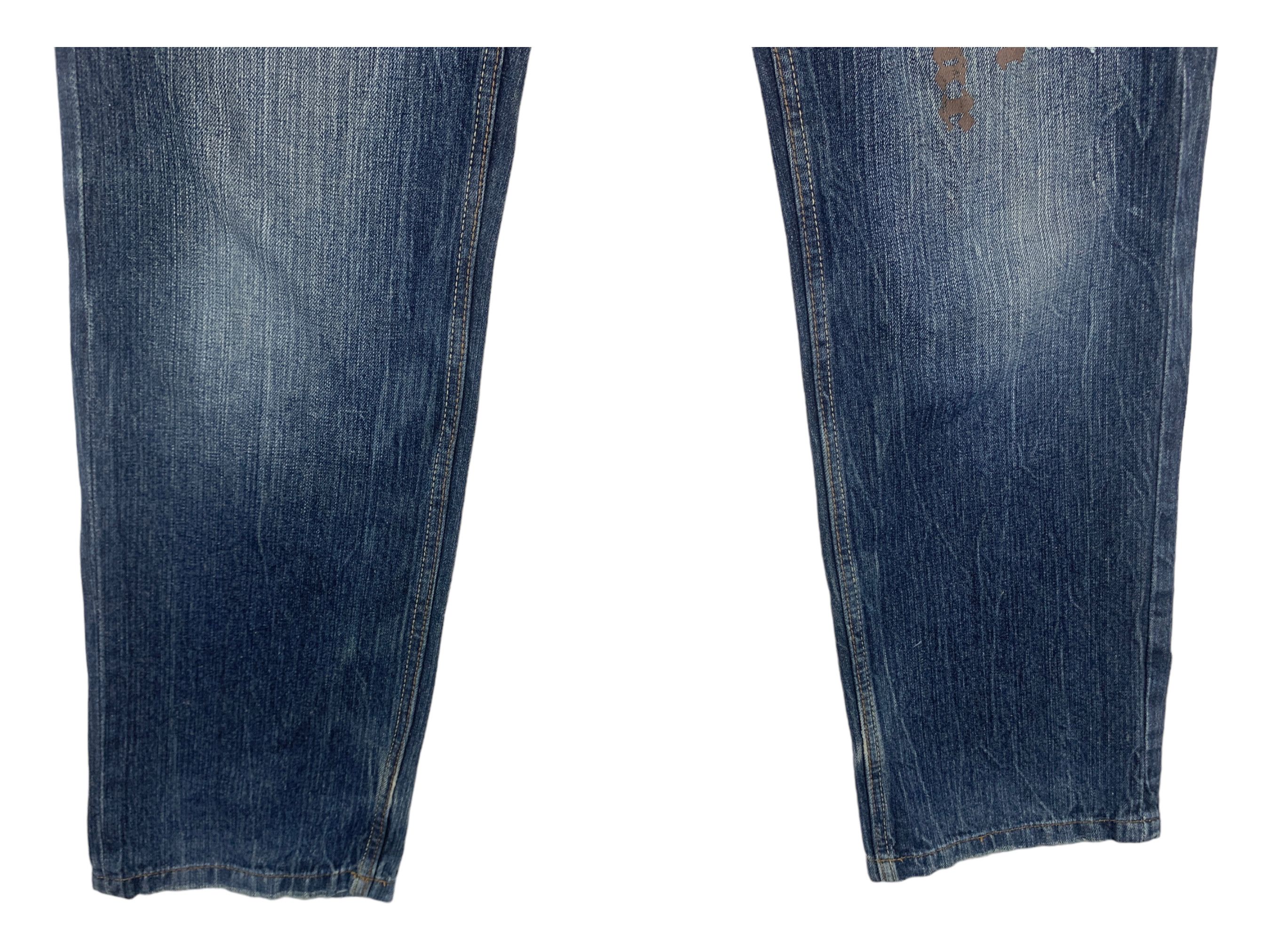 Japanese Brand Piko Denim Jeans Baggy Japanese Surfwear Hip Hop Skateboards Size US 32 / EU 48 - 5 Thumbnail