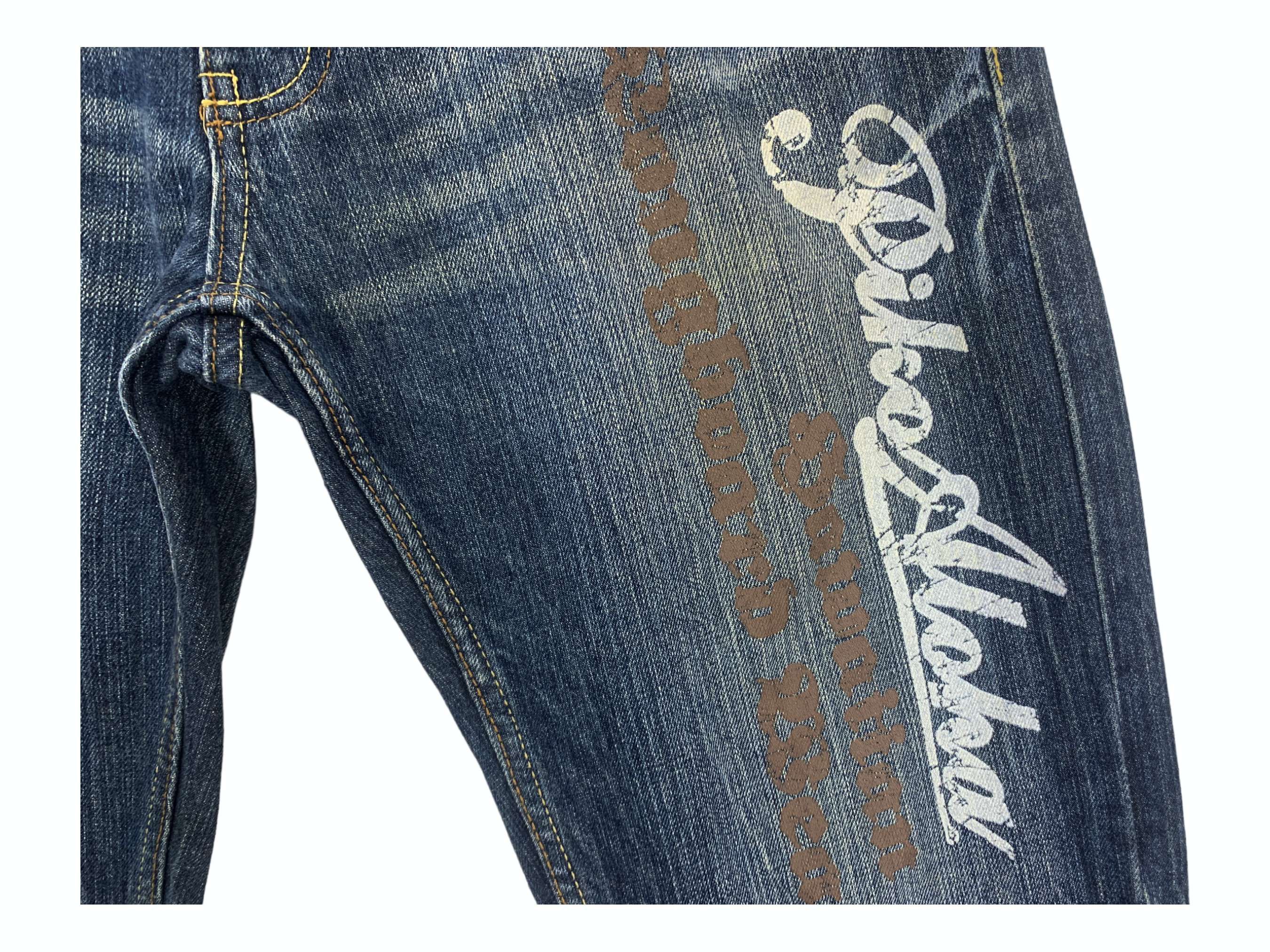 Japanese Brand Piko Denim Jeans Baggy Japanese Surfwear Hip Hop Skateboards Size US 32 / EU 48 - 11 Thumbnail