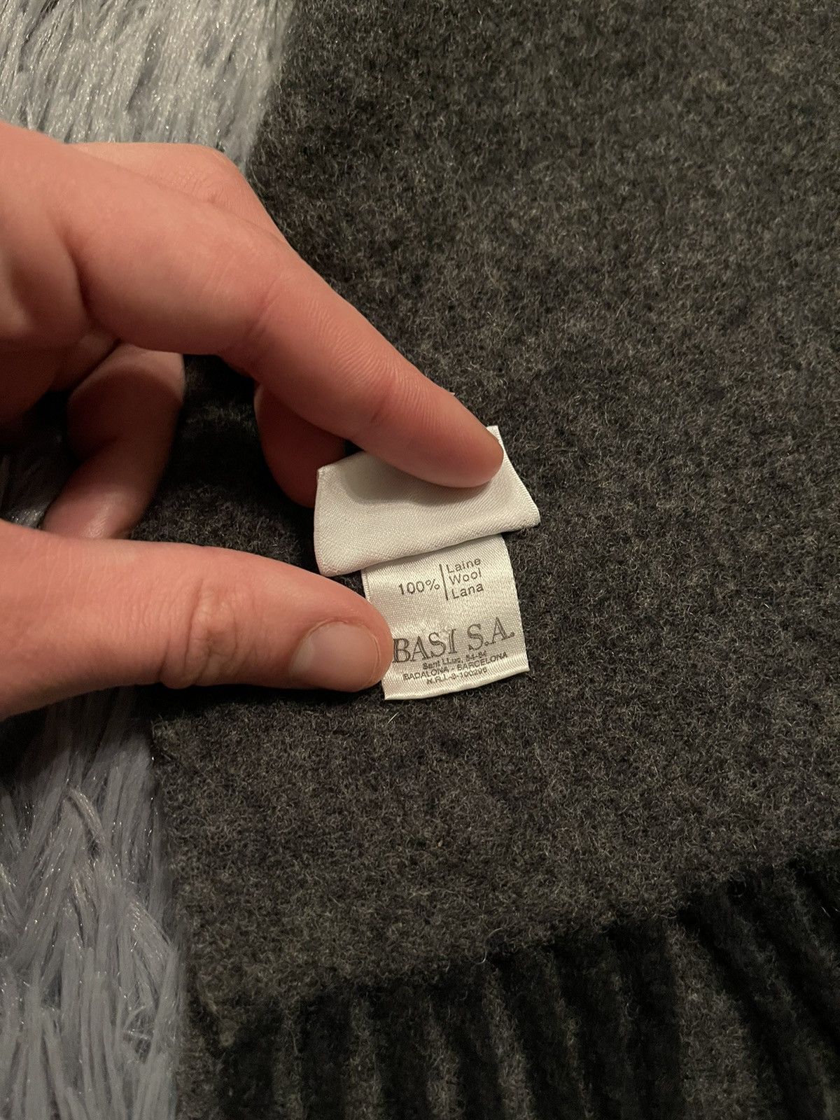 Lacoste × Vintage Lacoste 00s vintage wool scarf Size ONE SIZE - 6 Thumbnail