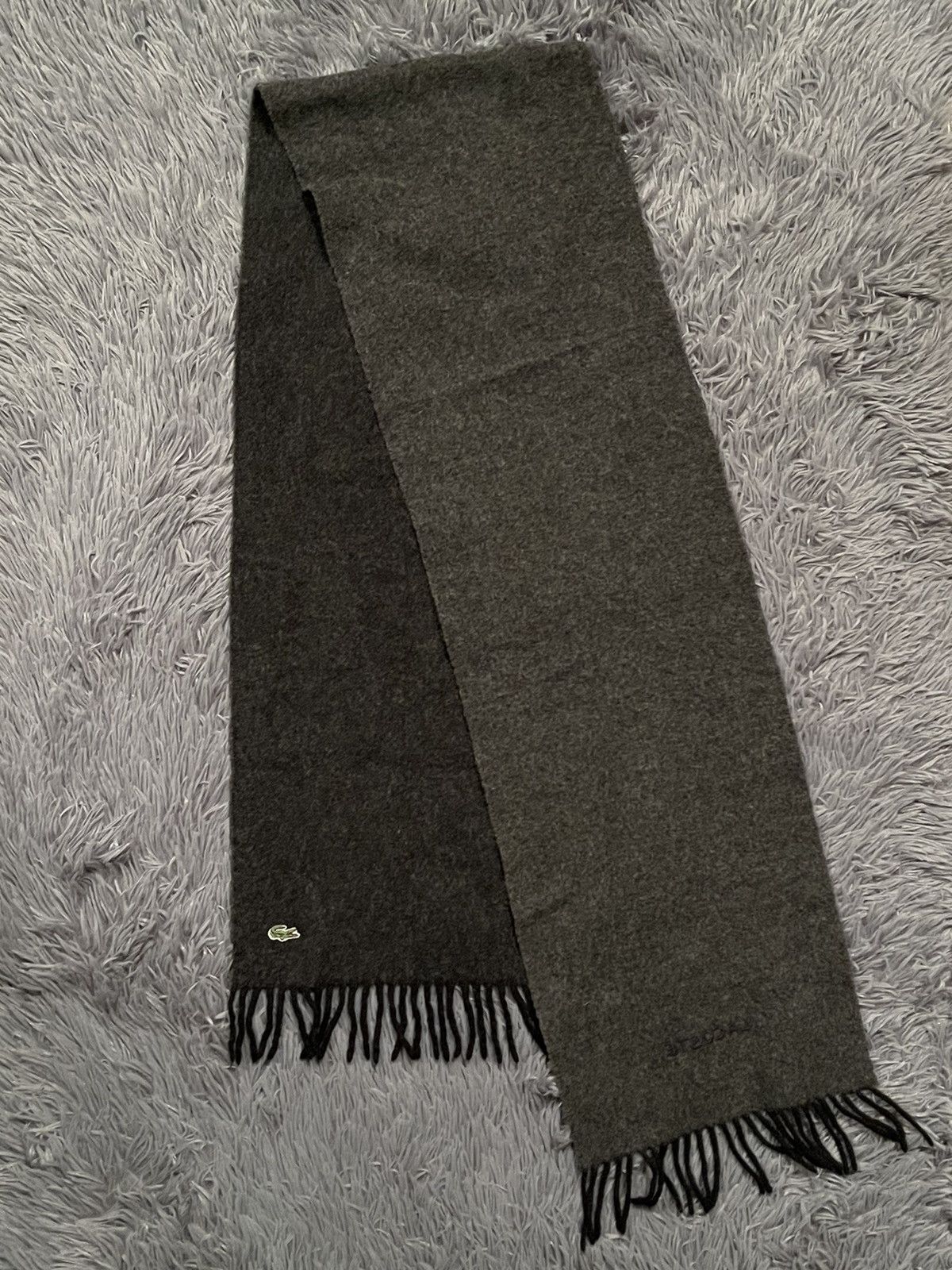 Lacoste × Vintage Lacoste 00s vintage wool scarf Size ONE SIZE - 1 Thumbnail
