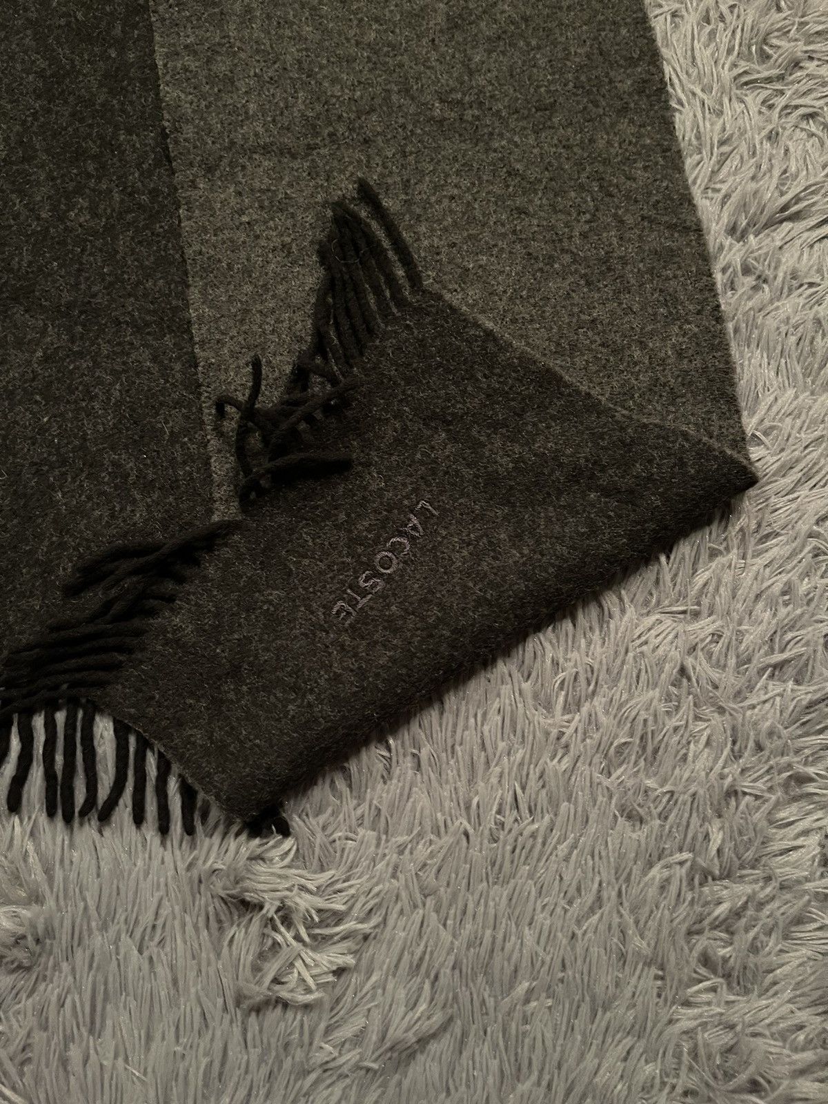Lacoste × Vintage Lacoste 00s vintage wool scarf Size ONE SIZE - 3 Thumbnail