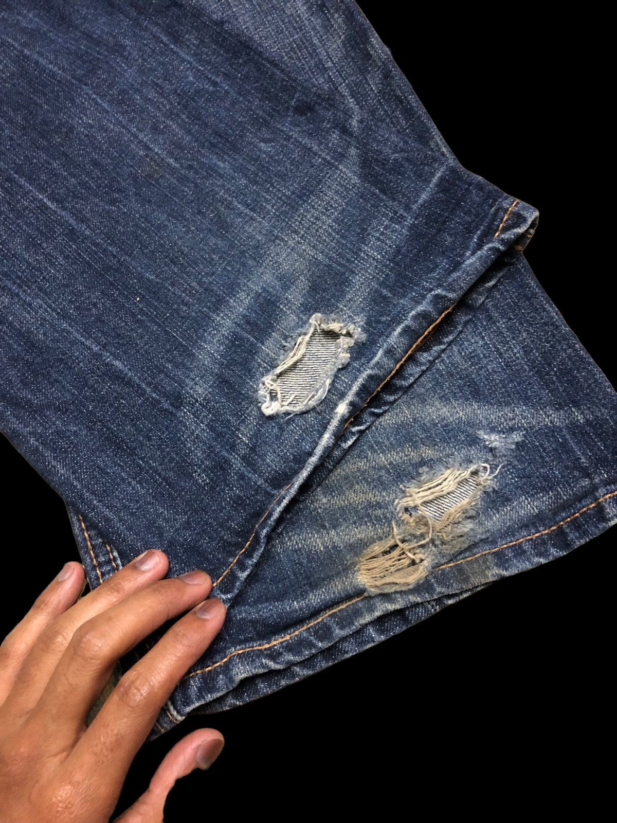 If Six Was Nine TWIST⚡️⚡️WASHED BLUE DENIM BY UJ JEAN Size US 36 / EU 52 - 11 Thumbnail