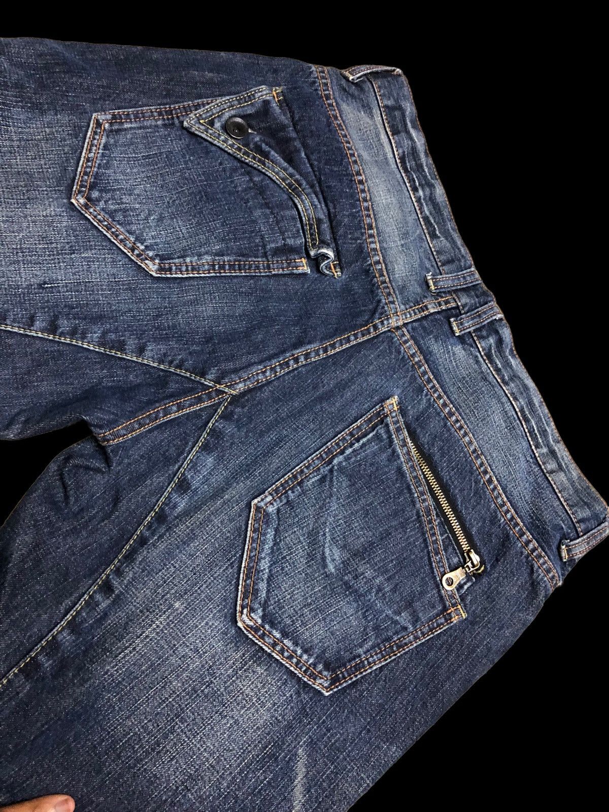 If Six Was Nine TWIST⚡️⚡️WASHED BLUE DENIM BY UJ JEAN Size US 36 / EU 52 - 5 Thumbnail