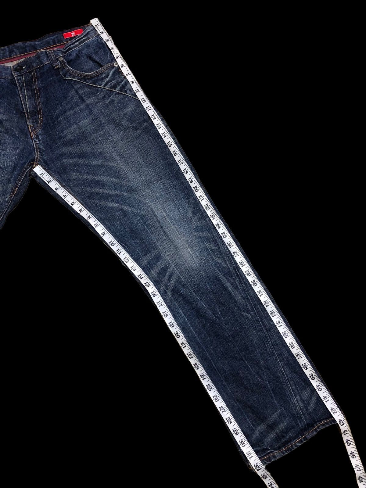 If Six Was Nine TWIST⚡️⚡️WASHED BLUE DENIM BY UJ JEAN Size US 36 / EU 52 - 9 Thumbnail