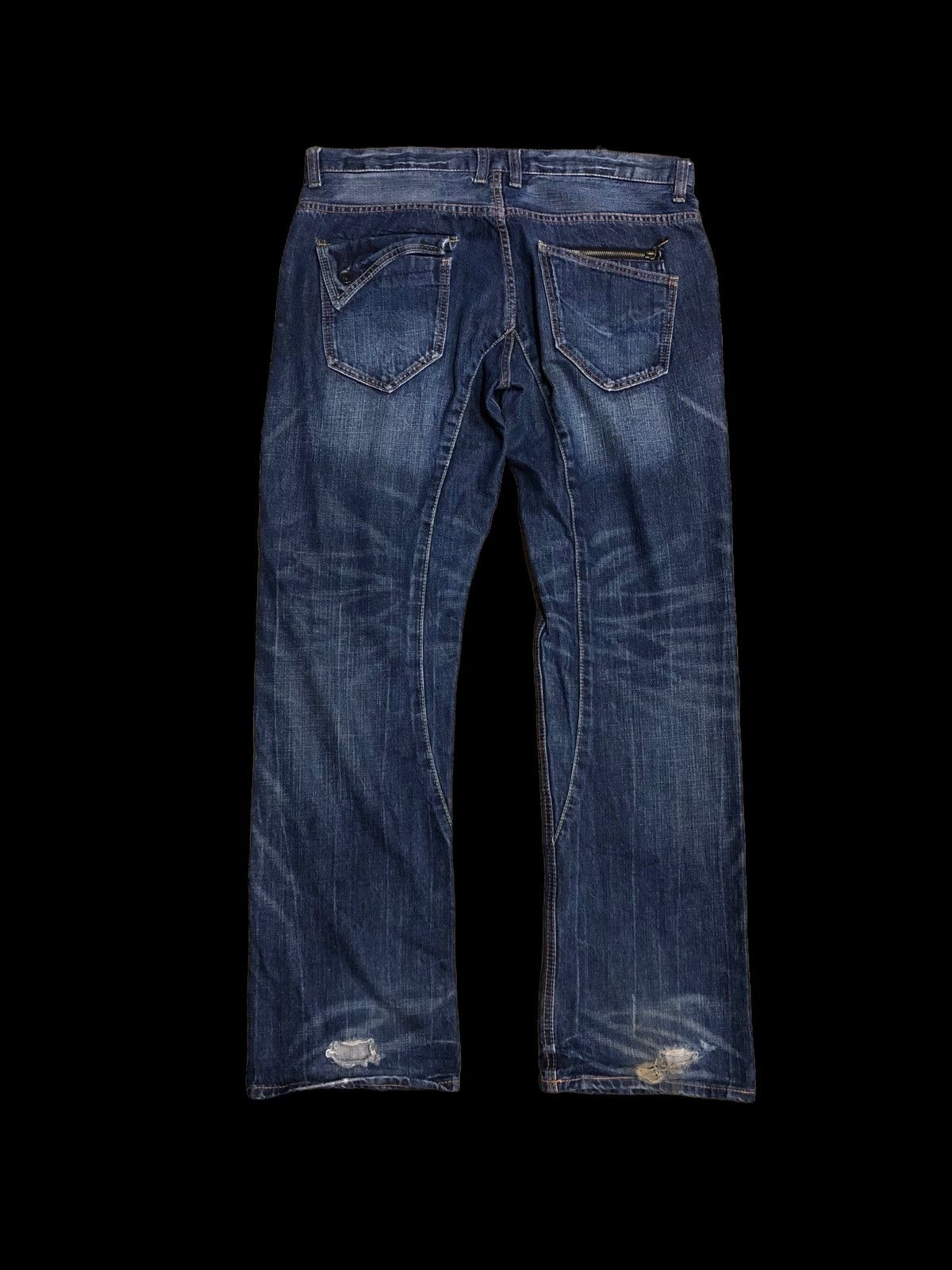 If Six Was Nine TWIST⚡️⚡️WASHED BLUE DENIM BY UJ JEAN Size US 36 / EU 52 - 2 Thumbnail