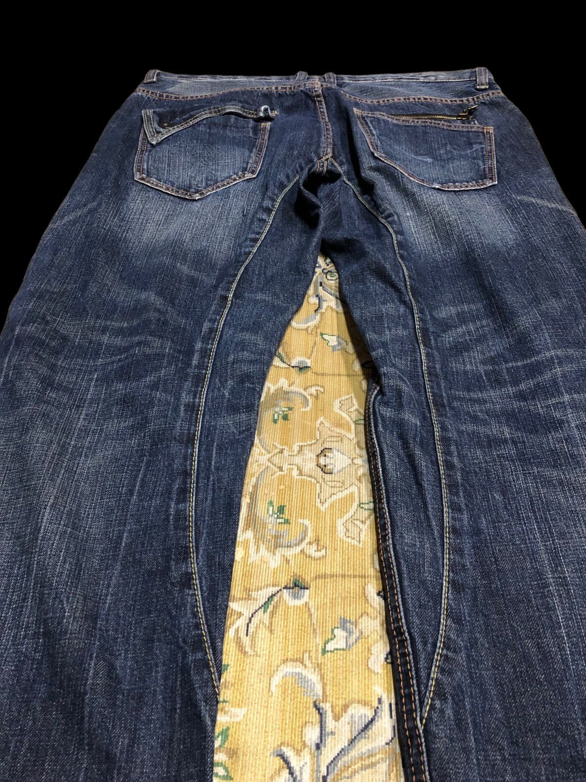 If Six Was Nine TWIST⚡️⚡️WASHED BLUE DENIM BY UJ JEAN Size US 36 / EU 52 - 3 Thumbnail