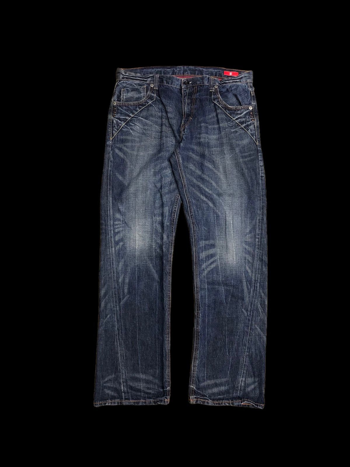 TWIST⚡️⚡️WASHED BLUE DENIM BY UJ JEAN