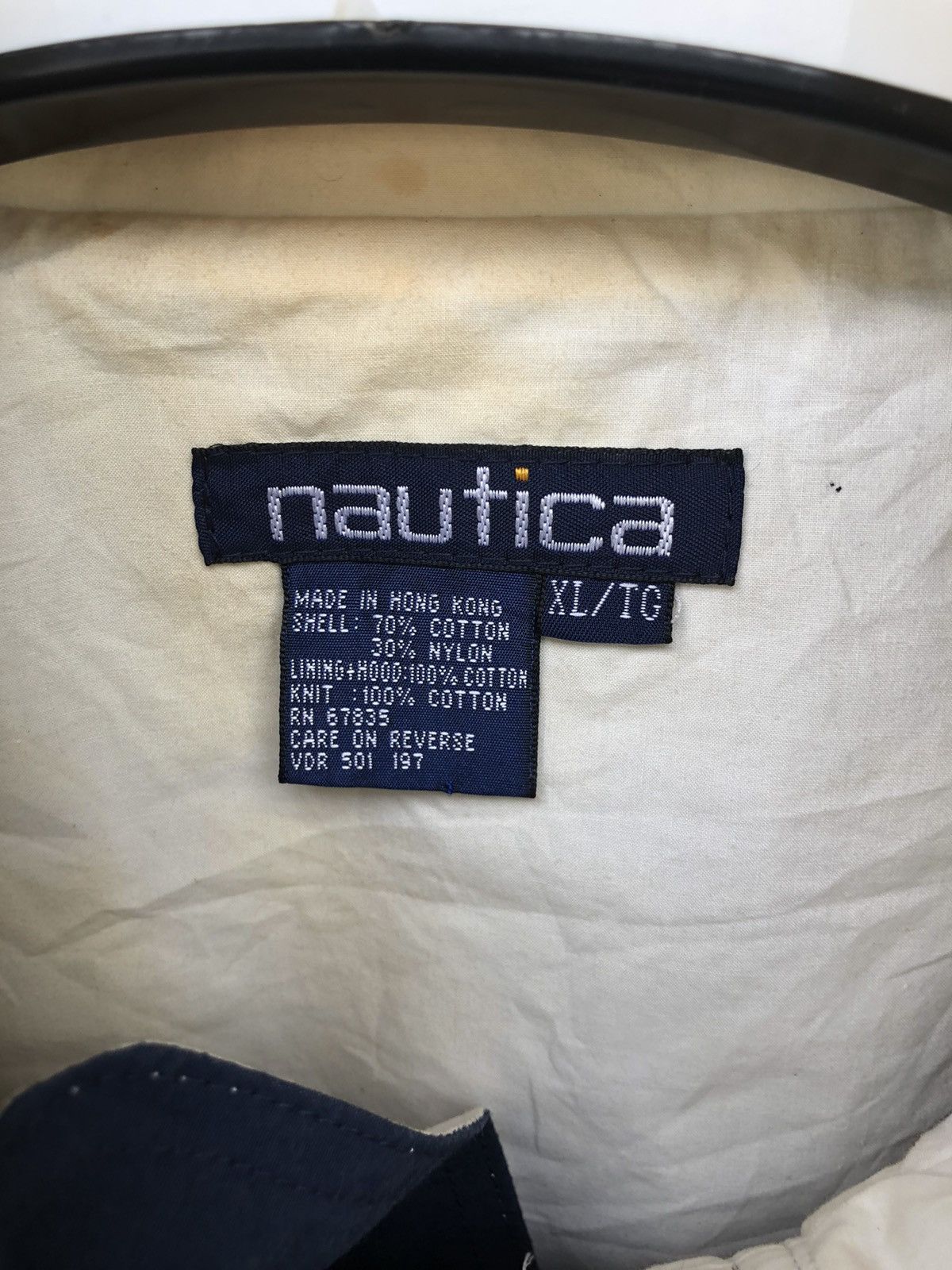 Nautica × Vintage Vintage Nautica Spell Out Jacket Size US XL / EU 56 / 4 - 4 Thumbnail