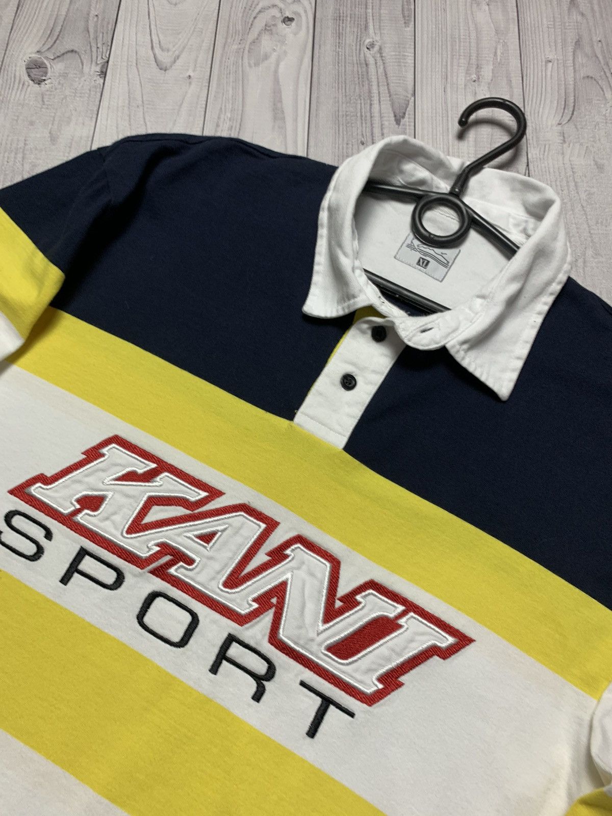 Karl Kani Karl Kani Sport 23 rugby jersey long sleeve big logo size L Size US L / EU 52-54 / 3 - 3 Thumbnail