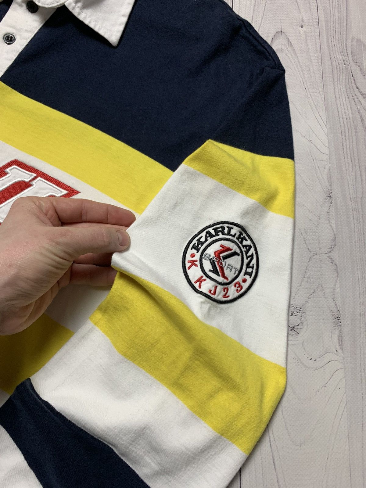 Karl Kani Karl Kani Sport 23 rugby jersey long sleeve big logo size L Size US L / EU 52-54 / 3 - 5 Thumbnail