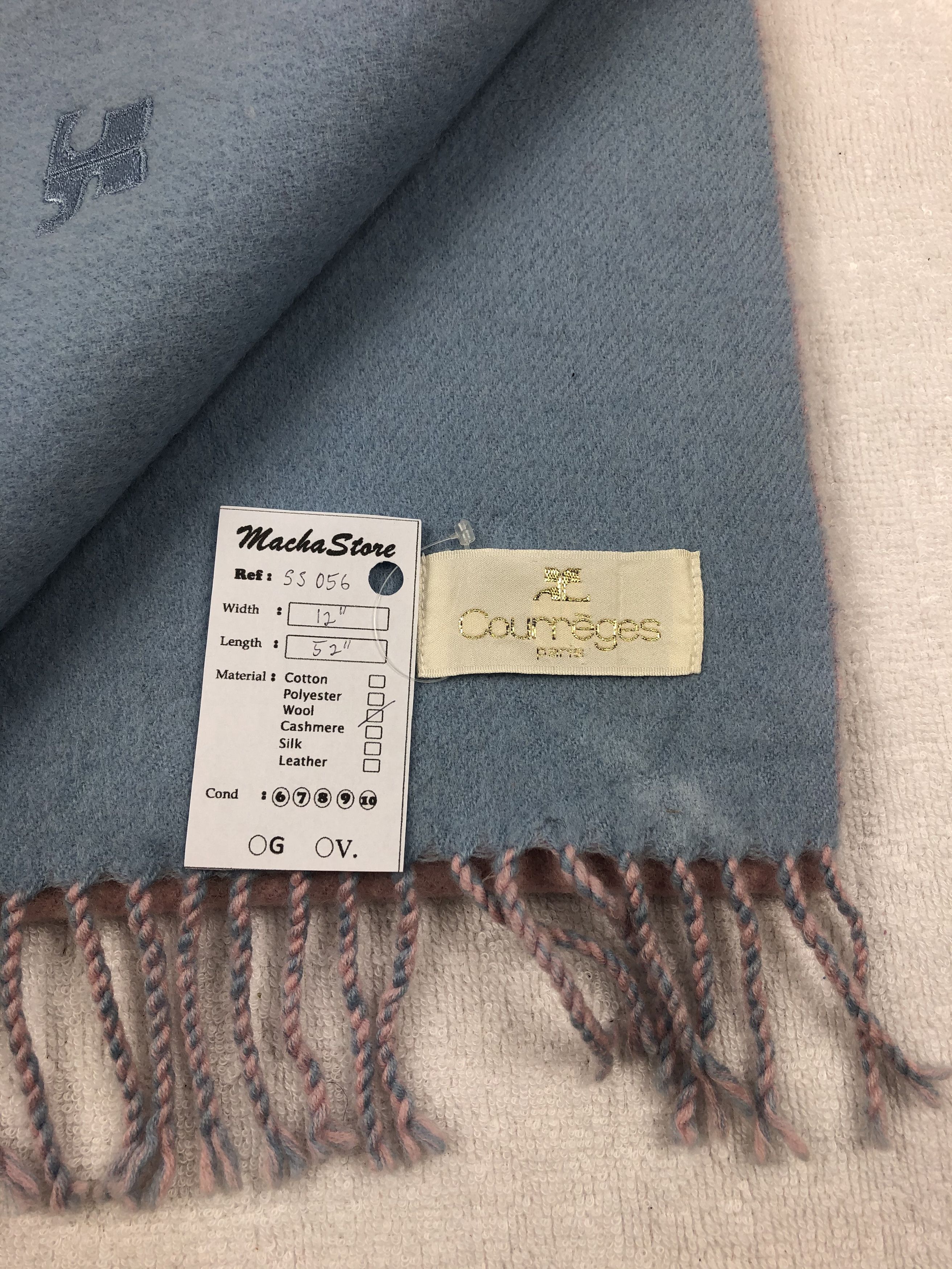 Courreges Courreges Scarf / Muffler / Neckwear Size ONE SIZE - 4 Thumbnail