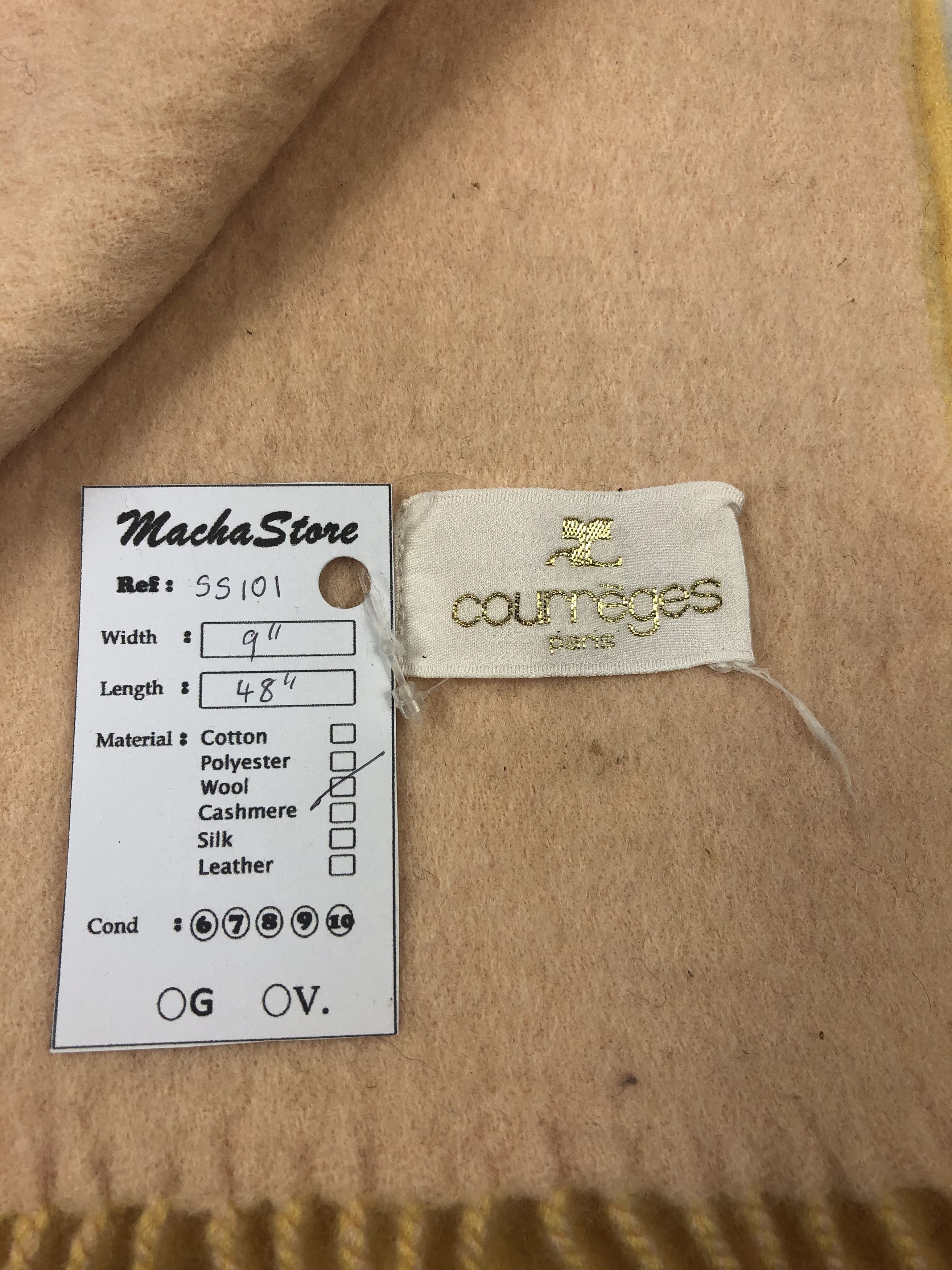 Courreges Courreges Scarf / Muffler / Neckwear Size ONE SIZE - 3 Thumbnail