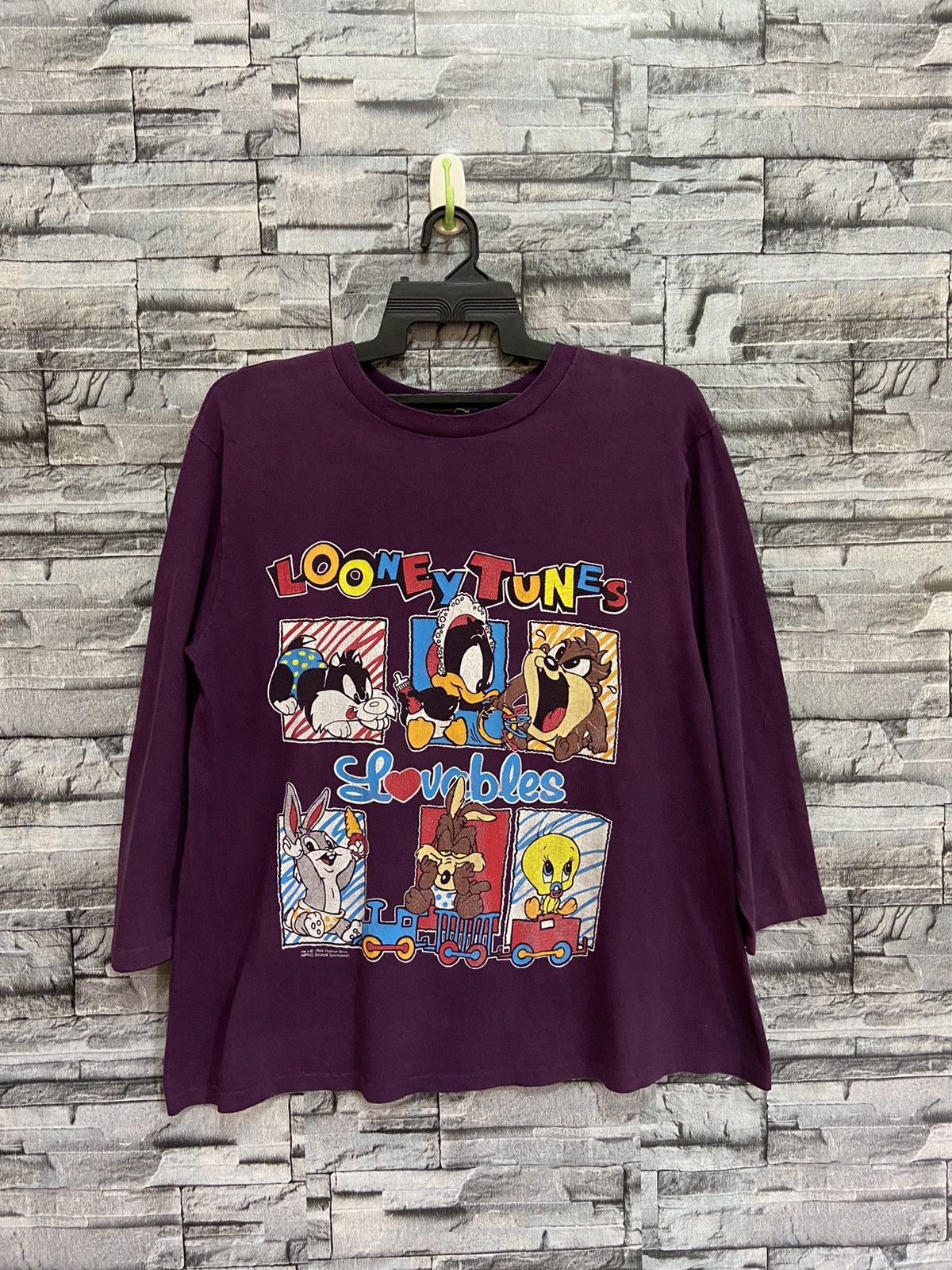 Cartoon Network Vintage Looney Tunes t shirt longsleeve Character cartoon Size US L / EU 52-54 / 3 - 2 Thumbnail