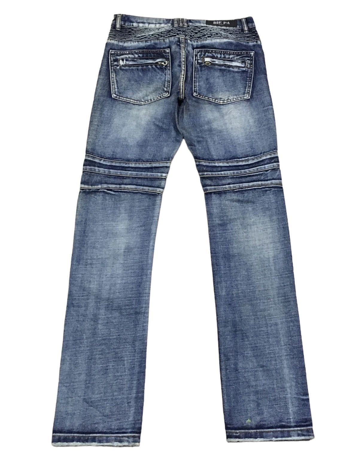 Designer × If Six Was Nine Rare Design Vintage Japanese Brand Biepa Biker Jeans 1990s Size US 32 / EU 48 - 2 Thumbnail