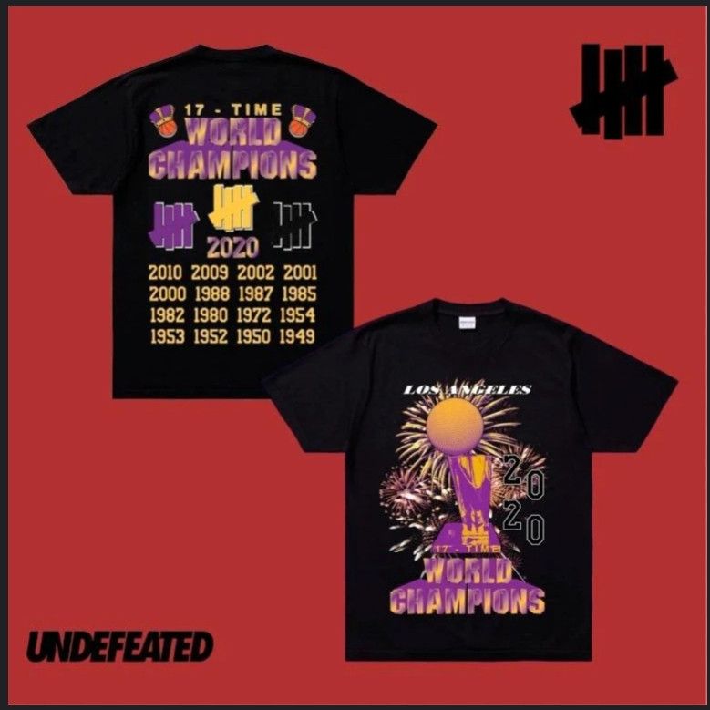 Undefeated Lakers 2020 Championship Tee Size US L / EU 52-54 / 3 - 1 Thumbnail