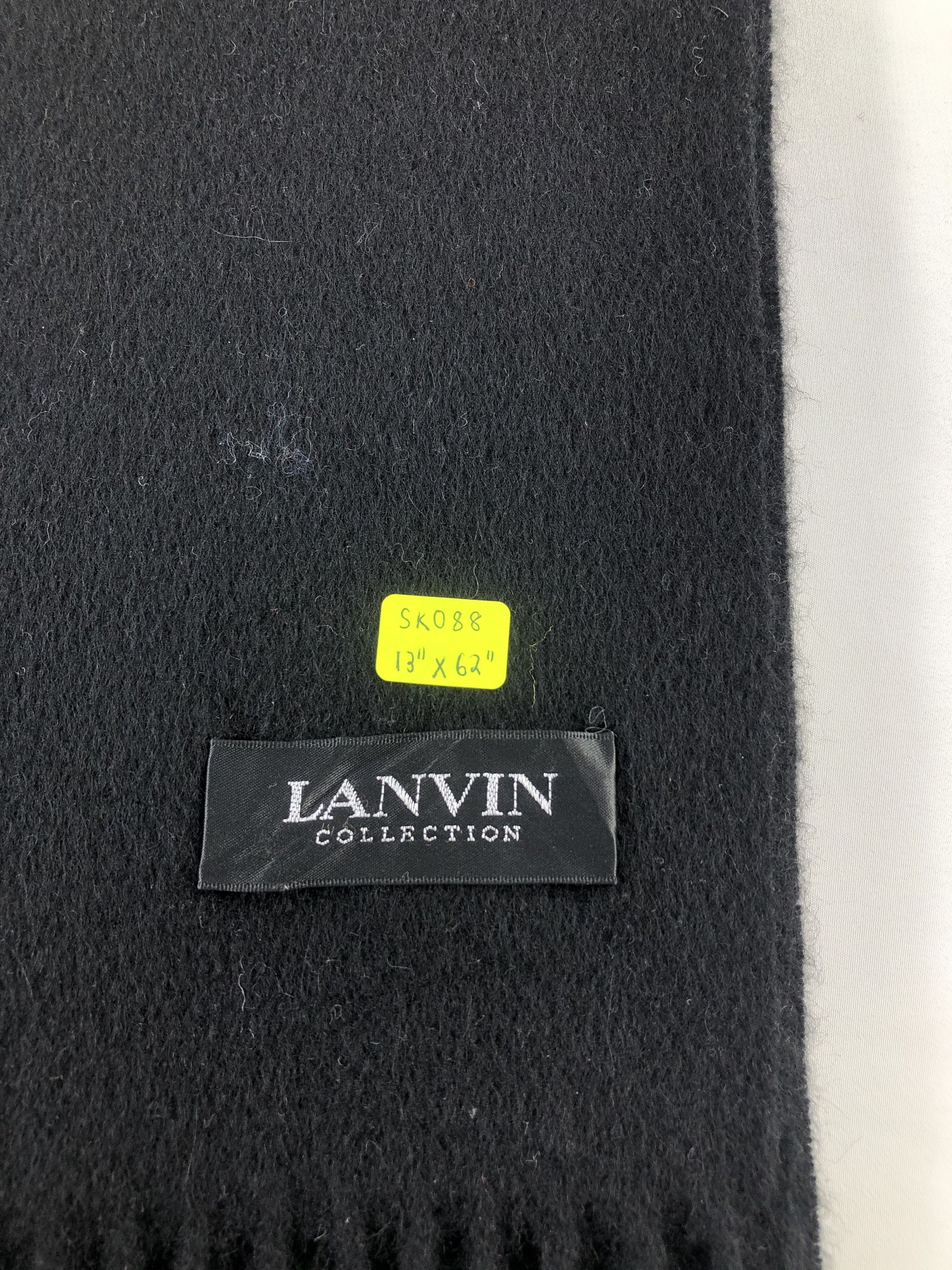 Lanvin Lanvin Cashmere Scarf / Muffler / Neckwear Size ONE SIZE - 4 Thumbnail