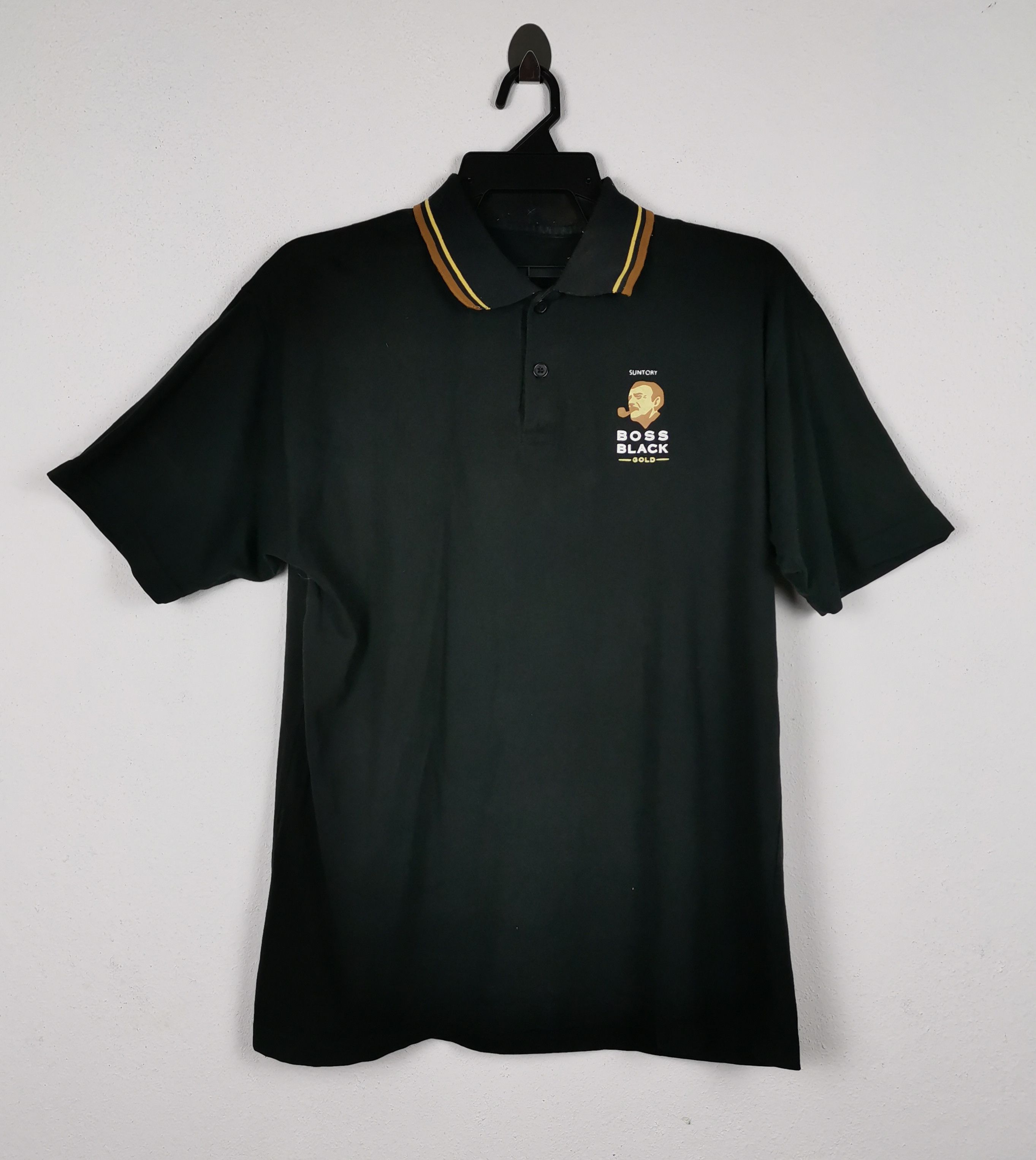 SUNTORY BOSS BLACK GOLD X SHIRT COLLAR