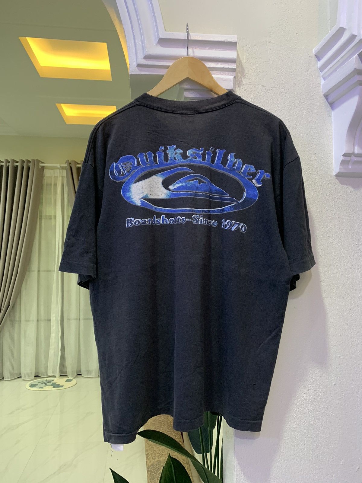 image of Quiksilver “Boardshorts” T-Shirt in Black, Men's (Size XL)
