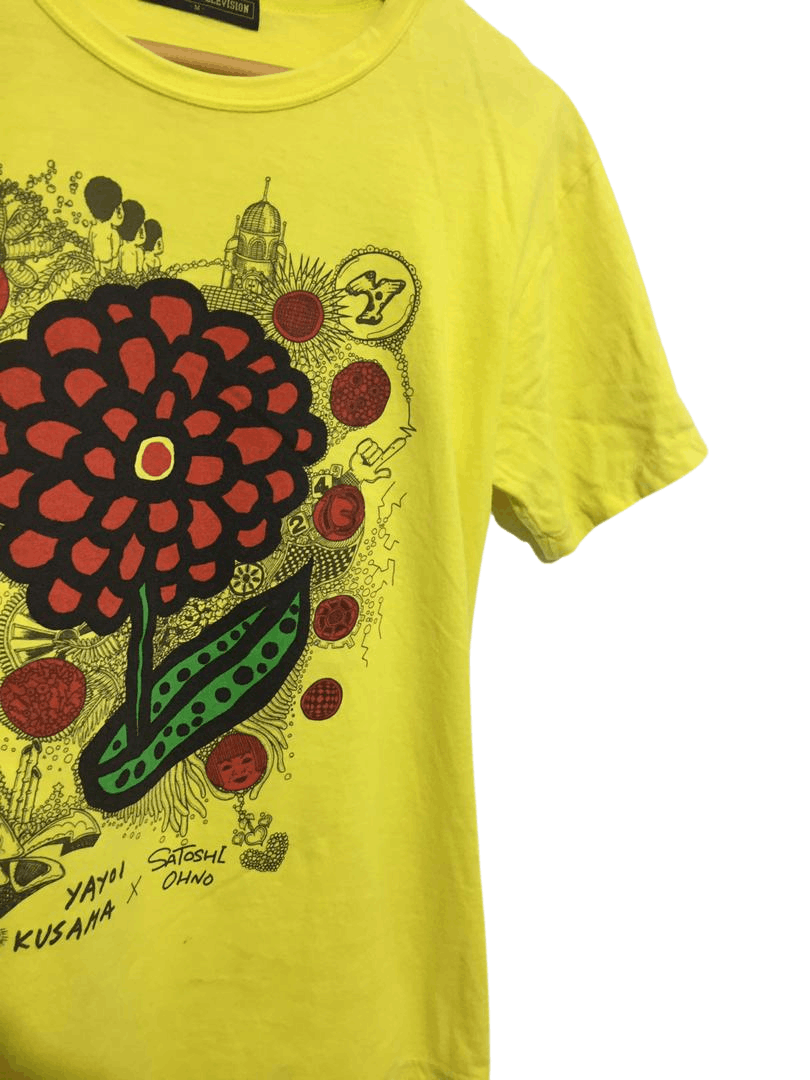 Japanese Brand × Takashi Murakami × Yayoi Kusama Vintage 24 Hours Television Yayoi Kusama Love Forever Shirt Size US S / EU 44-46 / 1 - 3 Thumbnail