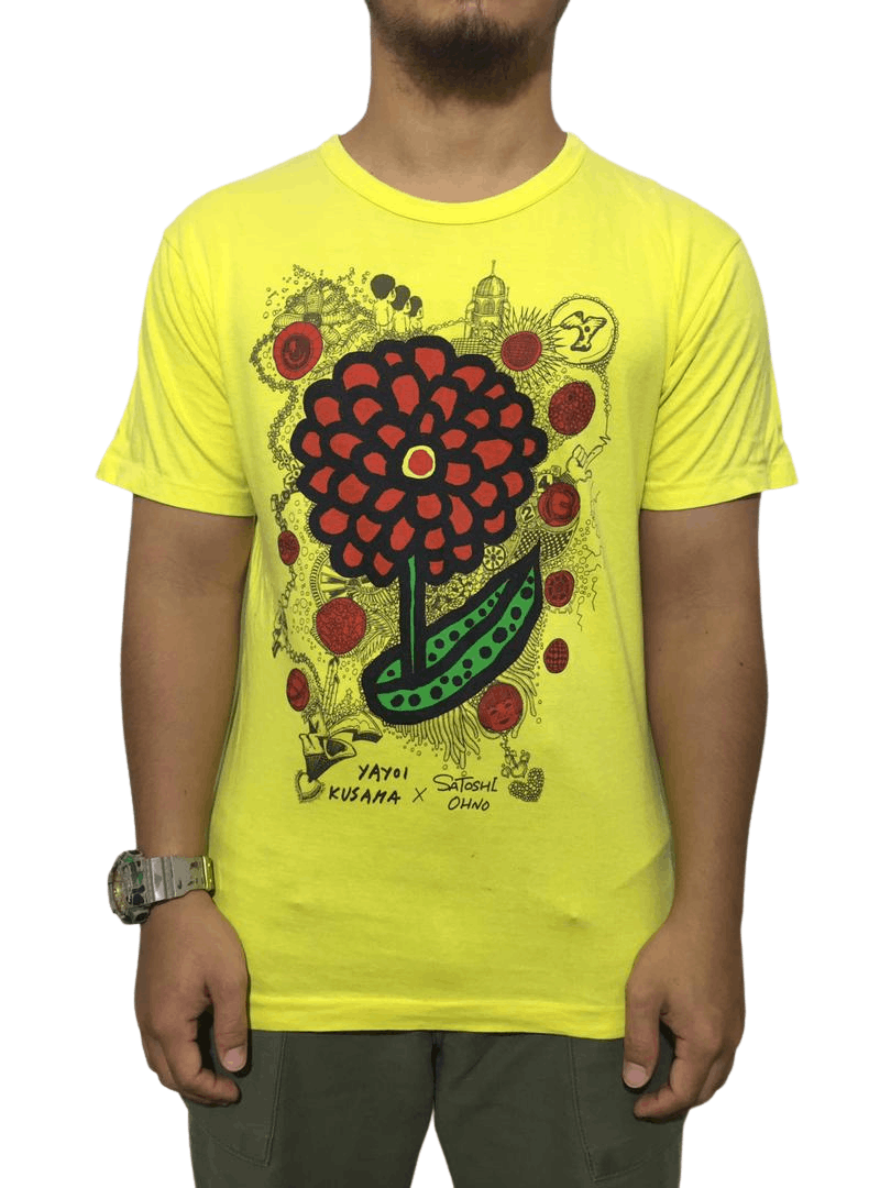 Japanese Brand × Takashi Murakami × Yayoi Kusama Vintage 24 Hours Television Yayoi Kusama Love Forever Shirt Size US S / EU 44-46 / 1 - 1 Thumbnail