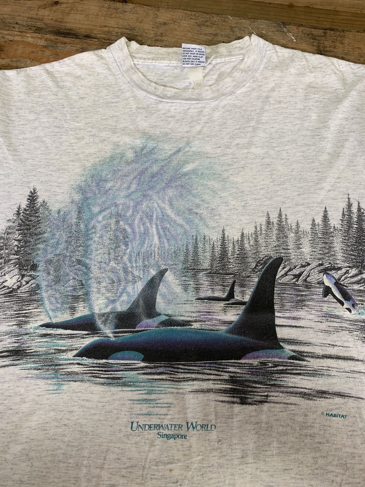 Habitat Vintage Underwater World Singapore x Habitat T-Shirt Size US M / EU 48-50 / 2 - 8 Thumbnail
