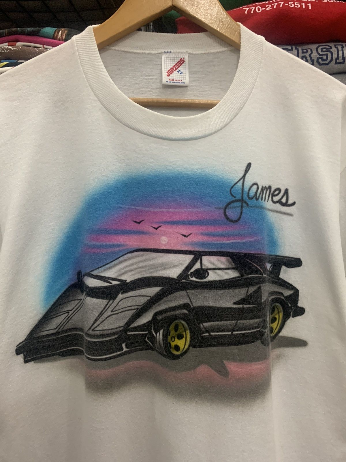 Vintage VINTAGE 90’s JAMES WHITE T-SHIRT Size US XL / EU 56 / 4 - 2 Thumbnail