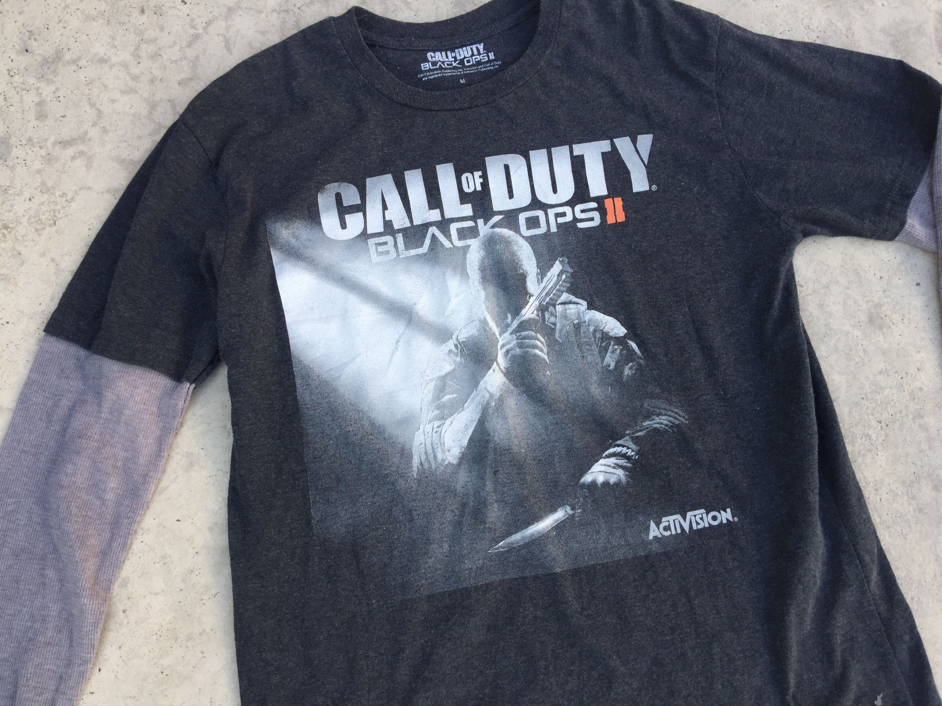Japanese Brand Call Of Duty Black Ops 2 Activision Long Sleeve Shirt Size US M / EU 48-50 / 2 - 2 Thumbnail