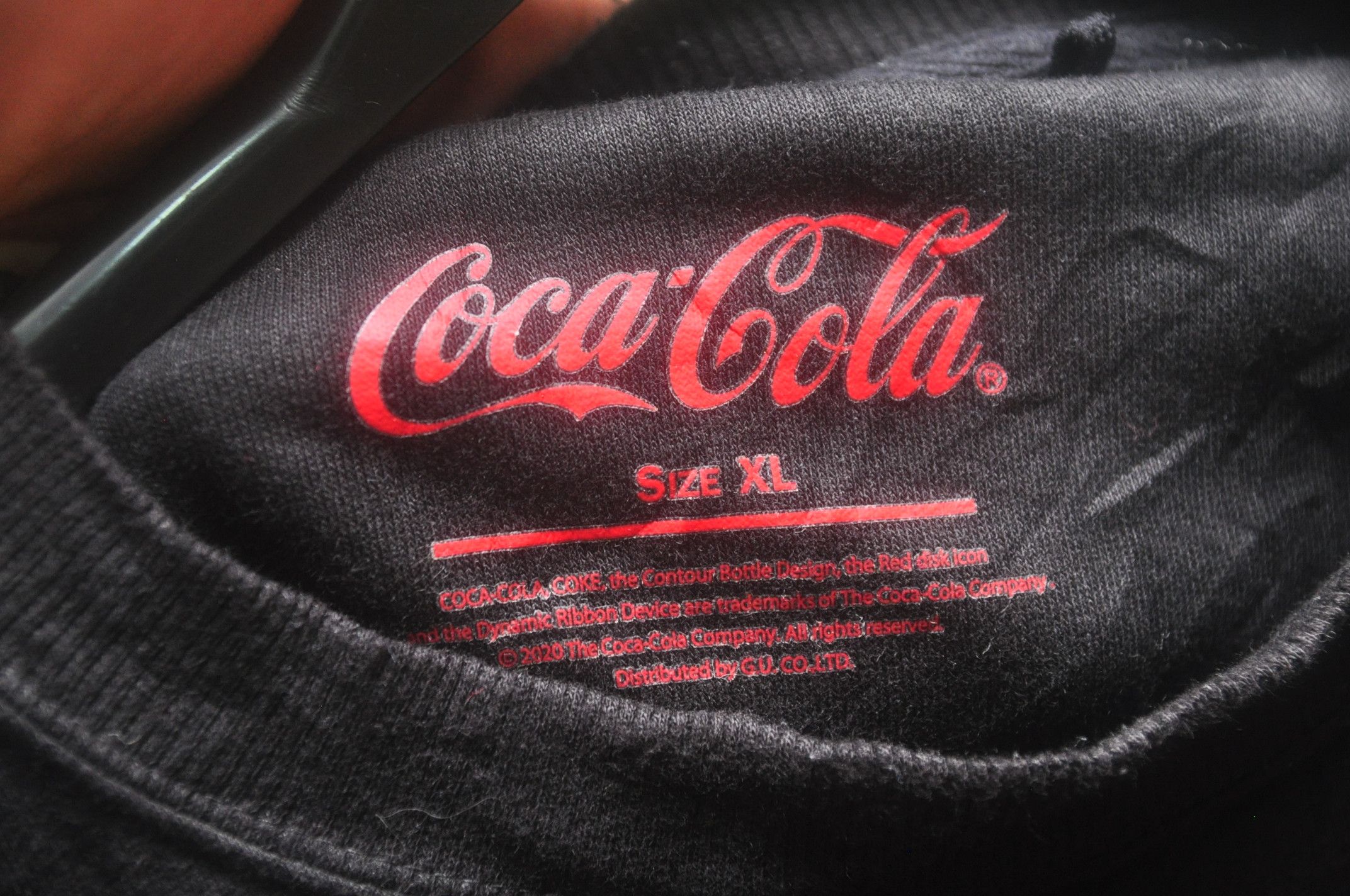 Coca Cola × Japanese Brand × Vintage Vintage Coca Cola Rainbow Black Colour Sweatshirt Size US L / EU 52-54 / 3 - 6 Thumbnail